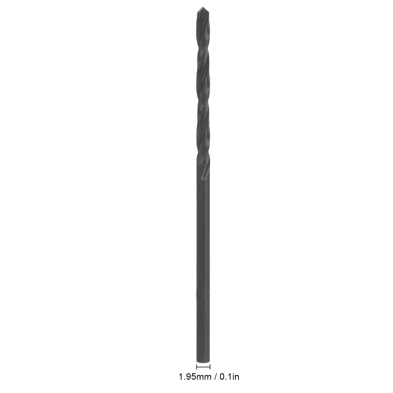 High-Speed Steel (HSS) Metal Drill Bit Set - Straight Shank for Precise Drilling in Jewelry Making & Metalworking - Perfect for DIY Crafts, Home Repairs and Professional Metal Fabrication