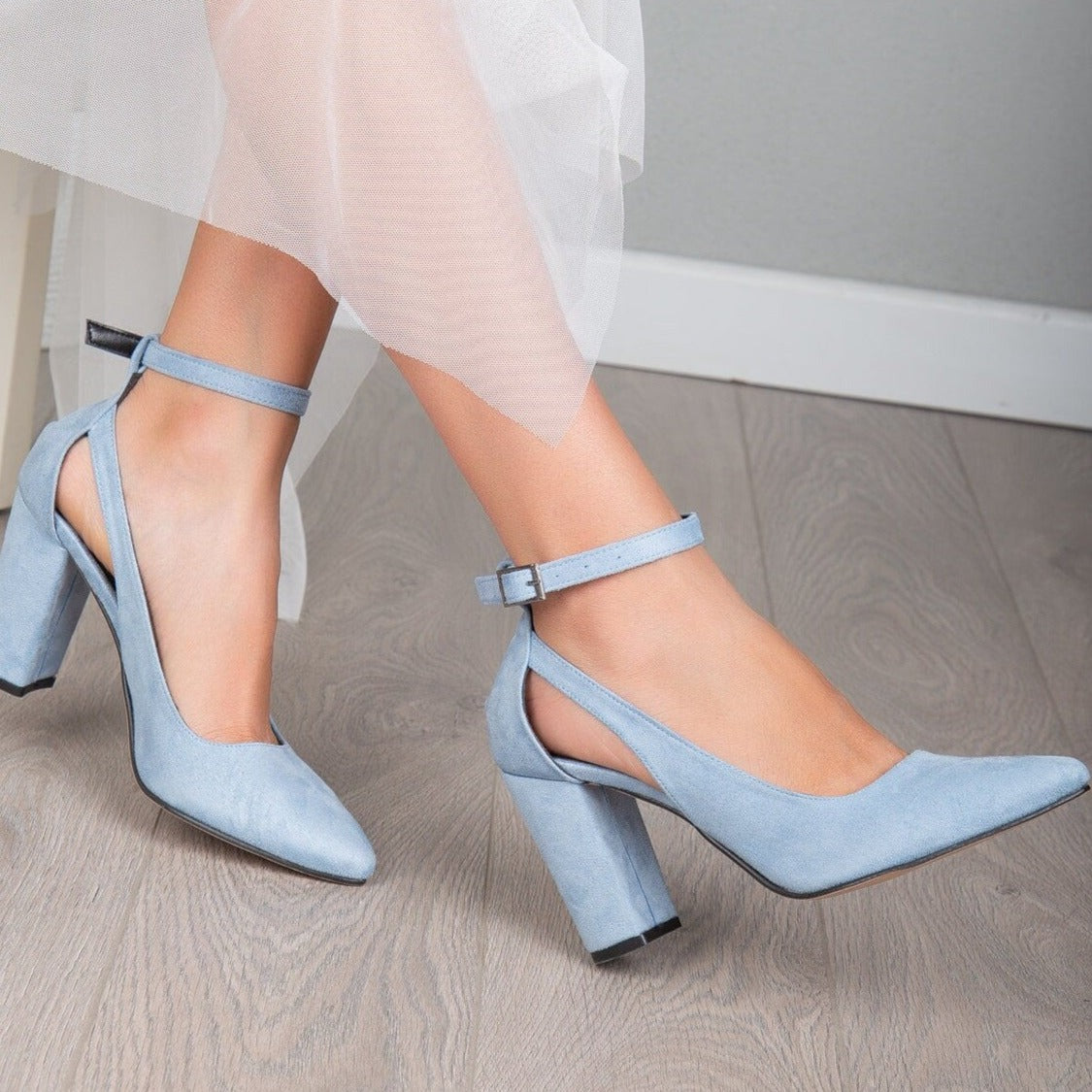 Colette Blue Wedding Shoes – Elegant Bridal Heels for Women, Perfect for Ceremonies, Receptions & Special Occasions