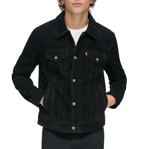 Black Faux Suede