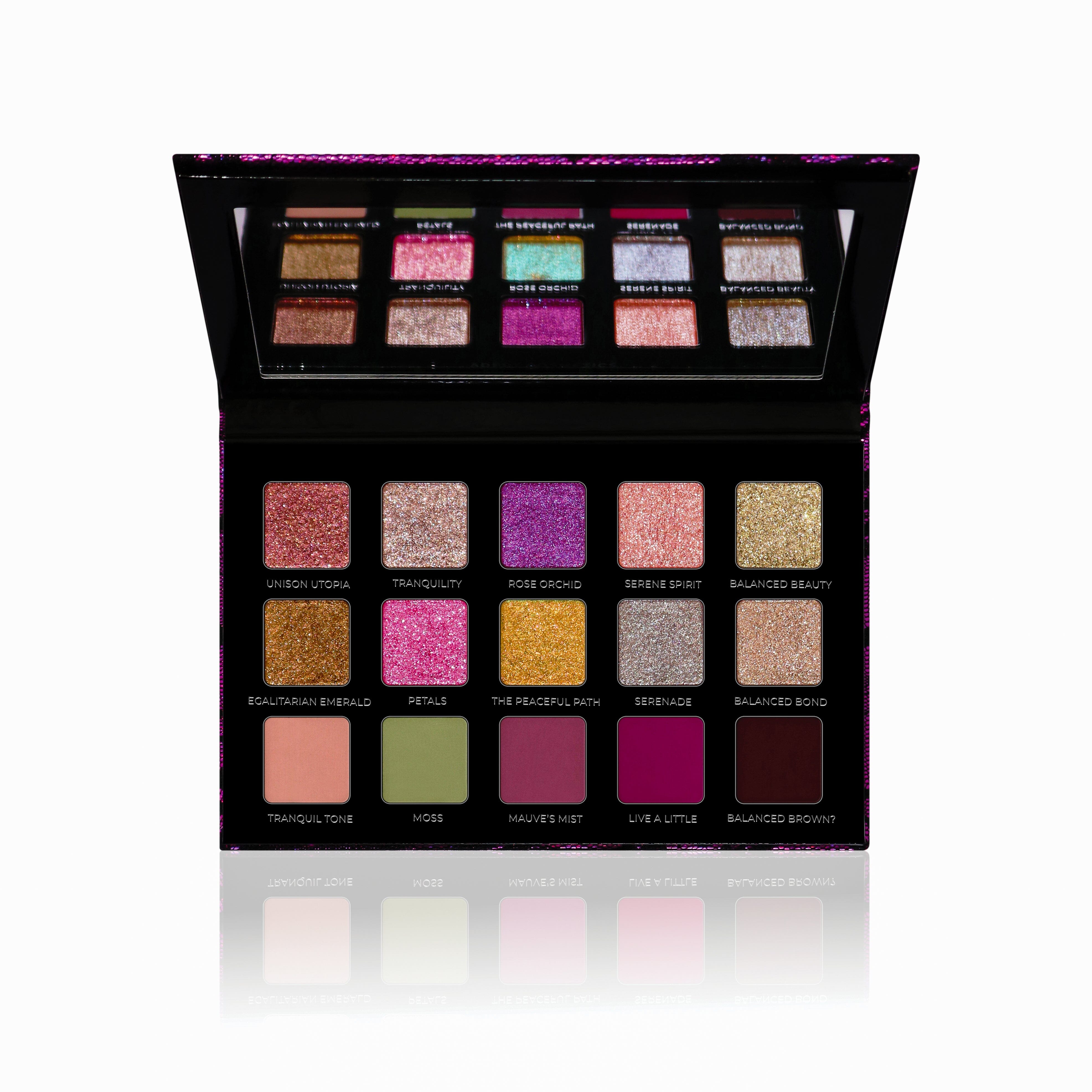Unity Eyeshadow Palette - 12 Vibrant Matte & Shimmer Shades | Vegan & Cruelty-Free Makeup for Everyday & Party Looks | Perfect for Professional Makeup Artists & Beginners