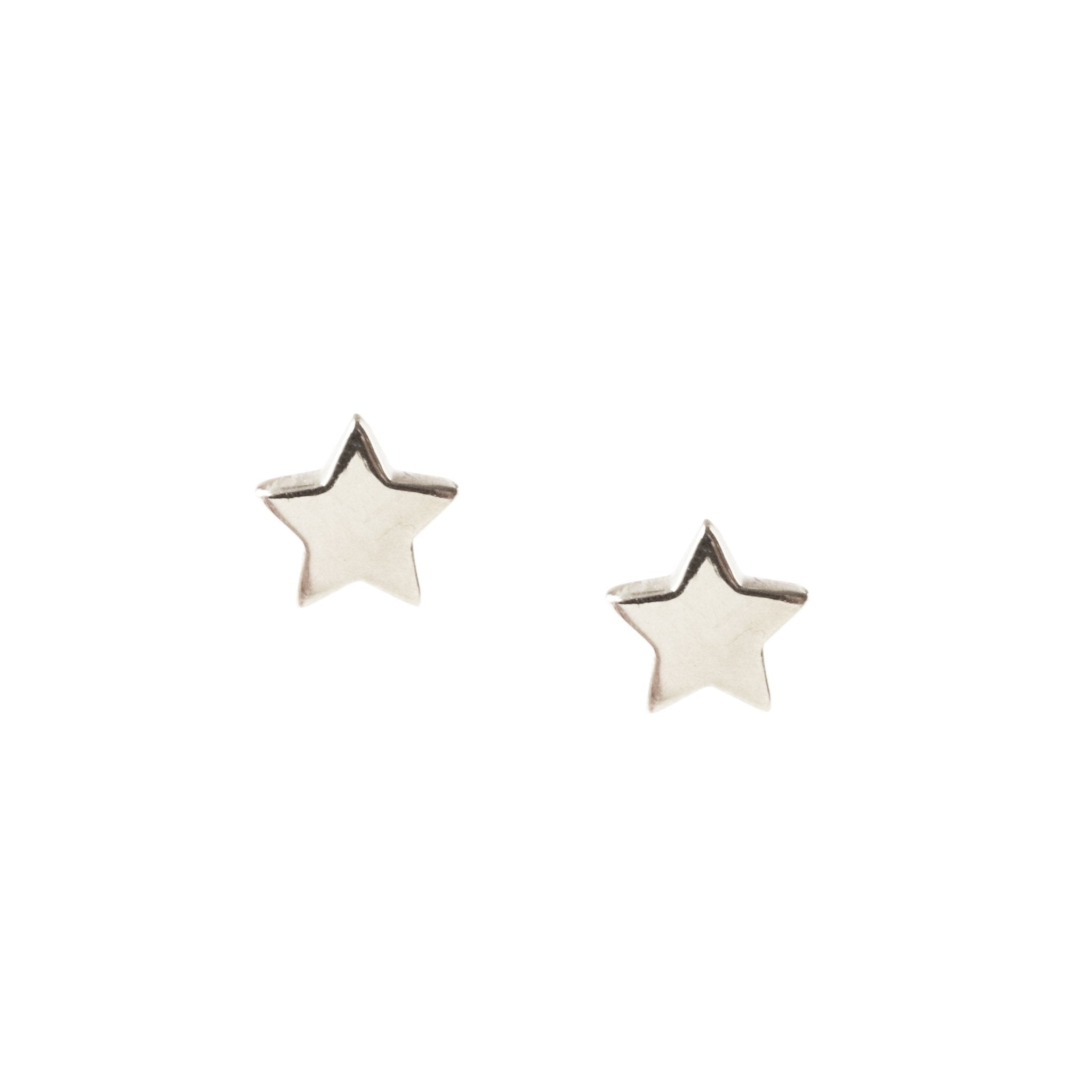TINY POISE STAR STUDS Earrings - Sterling Silver Stud Earrings for Women - Perfect for Everyday Wear, Parties & Special Occasions