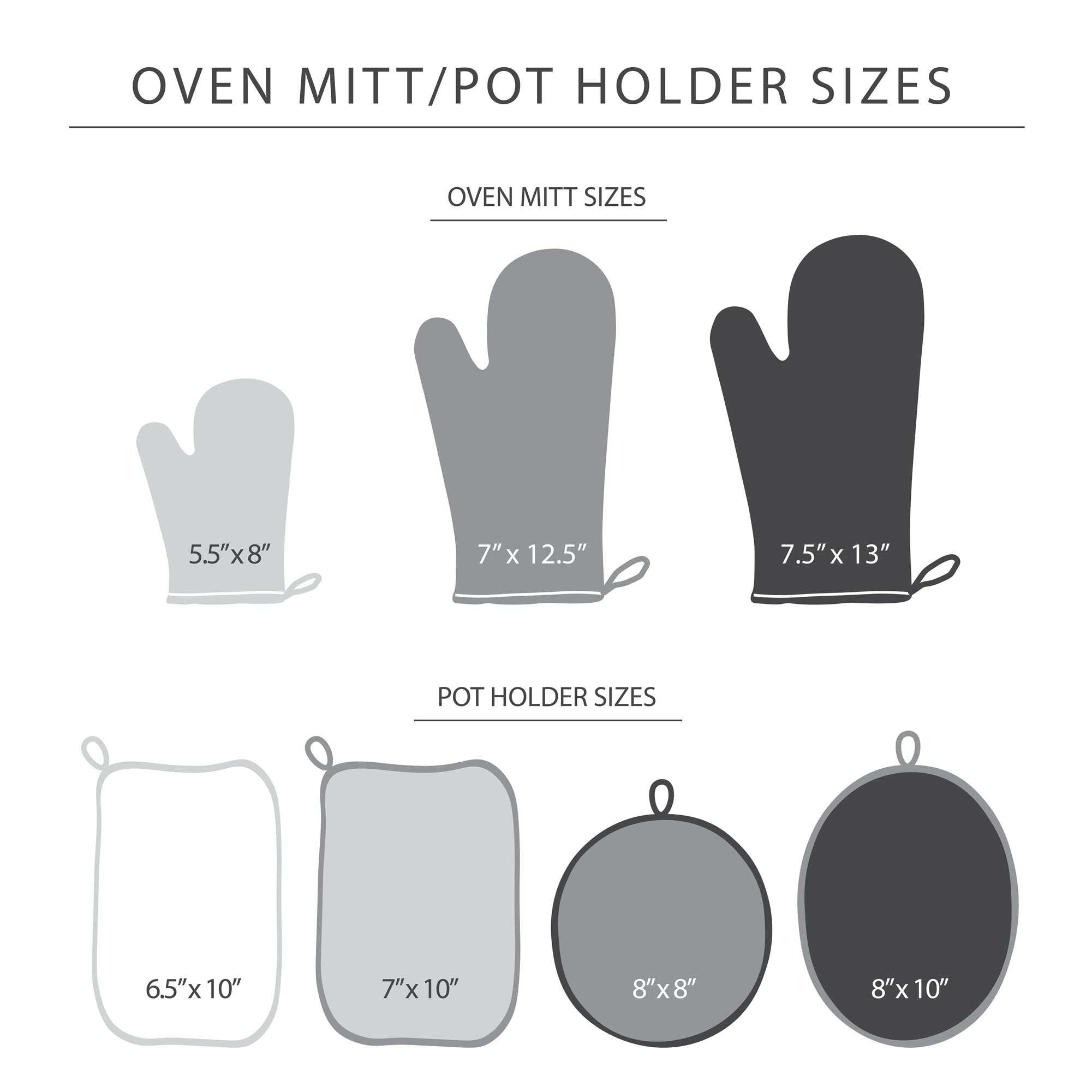 KitchenAid Beacon Two-Tone Non-Slip Mini Oven Mitt Set - Pistachio/Graphite Green, 5.5