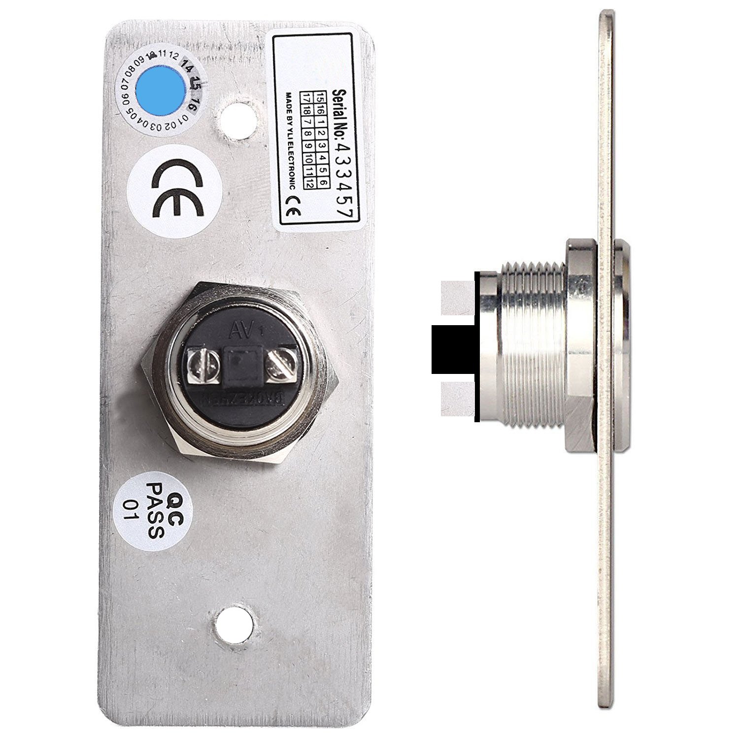 UHPPOTE Outswinging Door Access Control System with Touch Keypad & 600lbs Electromagnetic Lock - Secure Entry for Offices, Schools, and Commercial Buildings