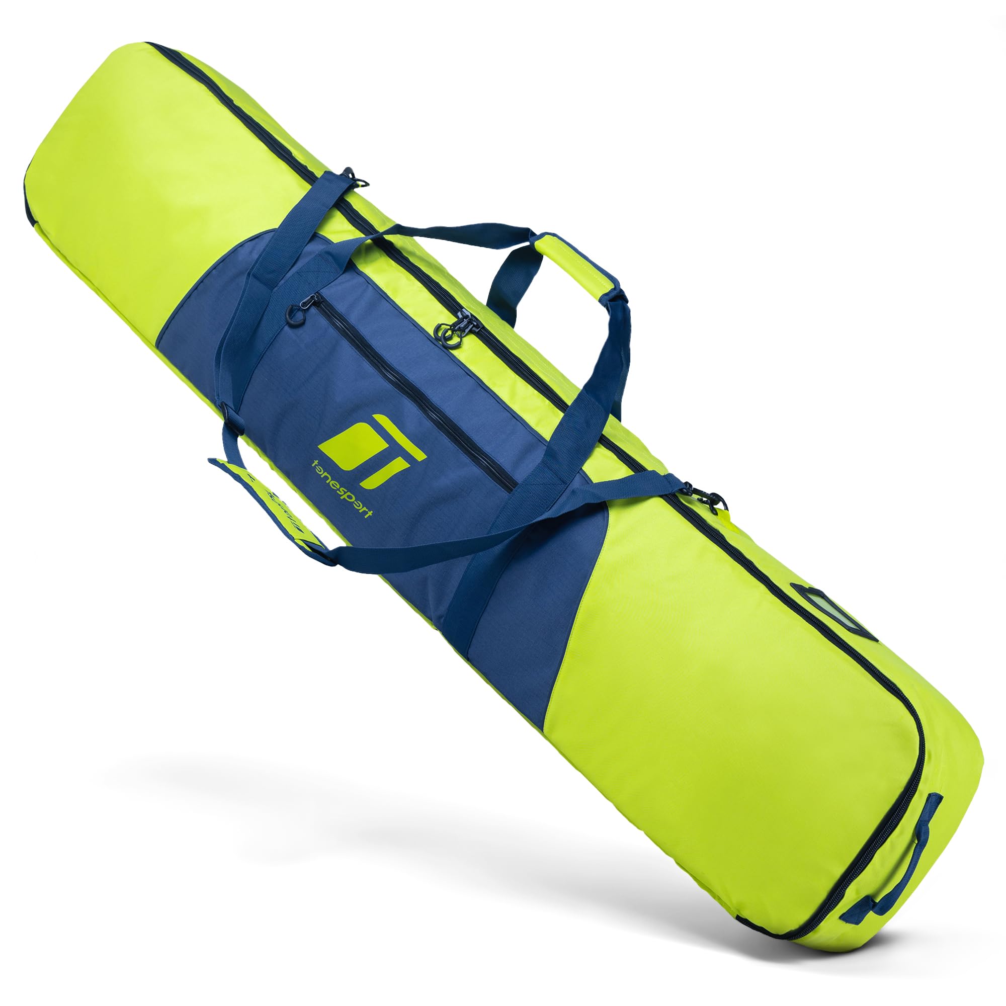 **Padded Waterproof Snowboard Travel Bag for Airplanes - Up to 165cm Snowboards - Durable & Protective for Flying, Storage & Transport**    *Perfect for air travel, mountain trips, and secure snowboard storage.*
