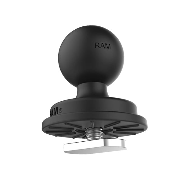 RAM B Size 1 Diameter Track Ball with T-Bolt Attachment (RAP B 354U TRA1) - Heavy-Duty Industrial Track Ball for Machinery, Conveyors & Material Handling Equipment