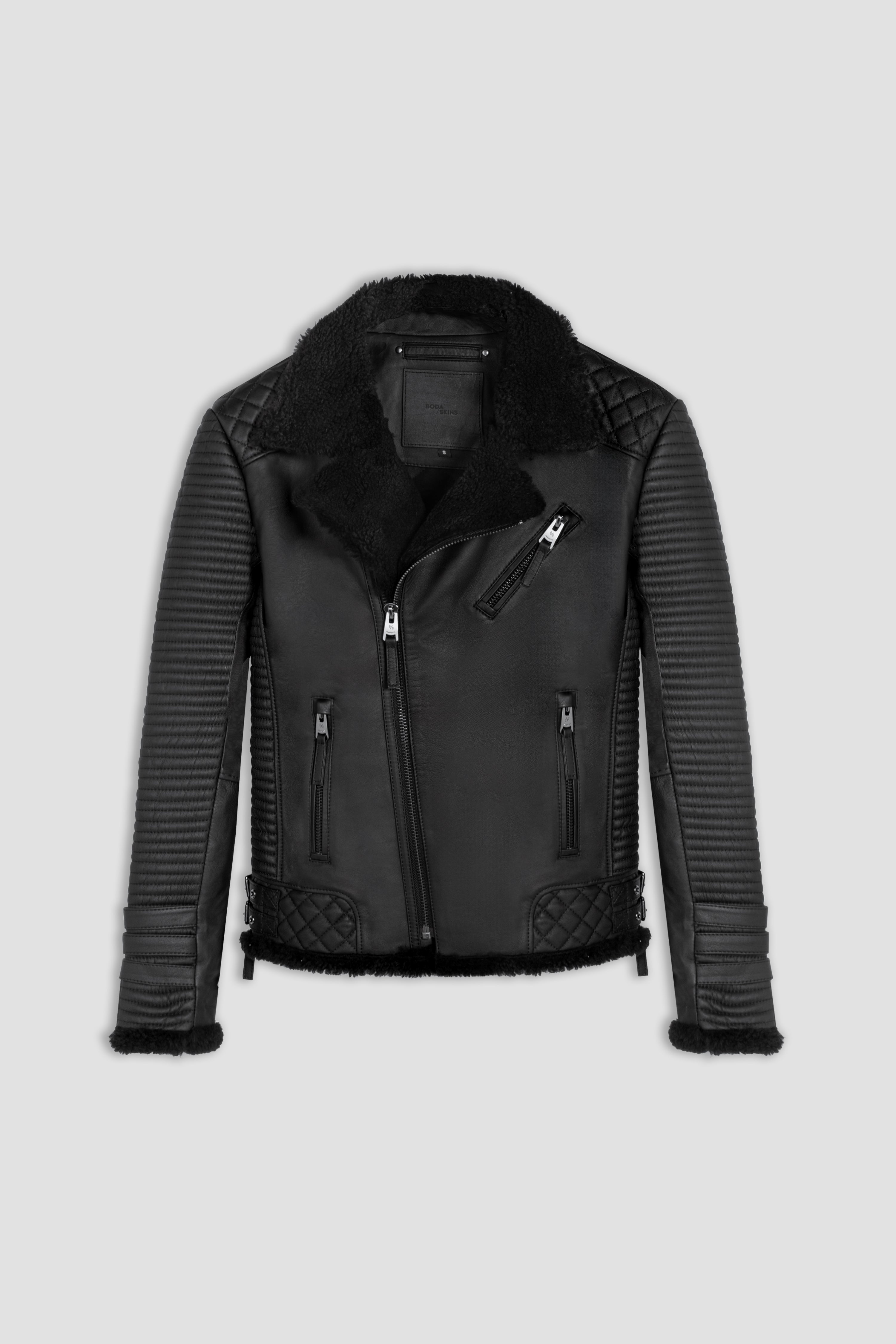 The Alexander 3.0: Premium Genuine Shearling Jacket for Women - Winter Warm Coats with Soft Fleece Lining | Perfect for Cold Weather, Outdoor Adventures & Stylish Urban Fashion