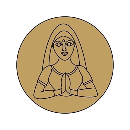 Printfry Pre-Marked MDF Rajasthani Woman Welcome Sign - 12 Inch Laser Cut DIY Craft Kit for Home Decor, Wall Art & Room Decoration | Perfect for Indian-Themed Interiors, Wedding Decor & Cultural Craft Projects
