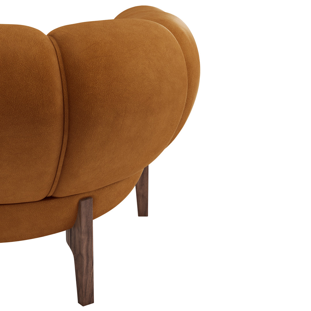 Comfortable Croissant 3-Seater Sofa - Modern Curved Sectional Couch for Living Room, Lounge & Small Spaces