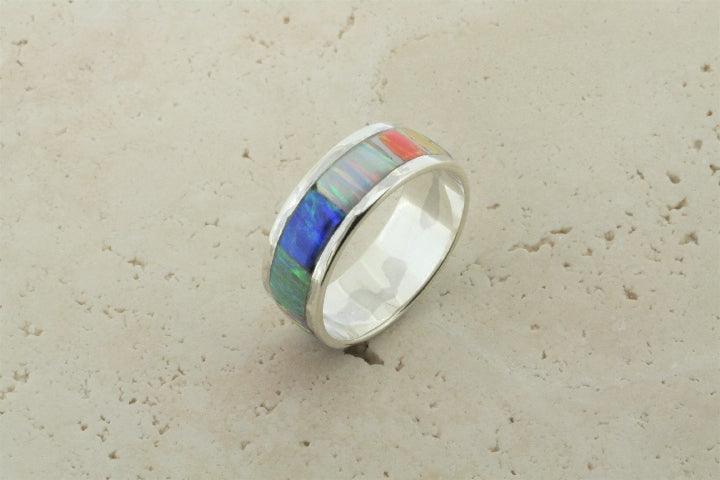 Opal Band Multicolor - Elegant Handmade Opal Jewelry for Women | Perfect for Weddings, Parties & Everyday Wear