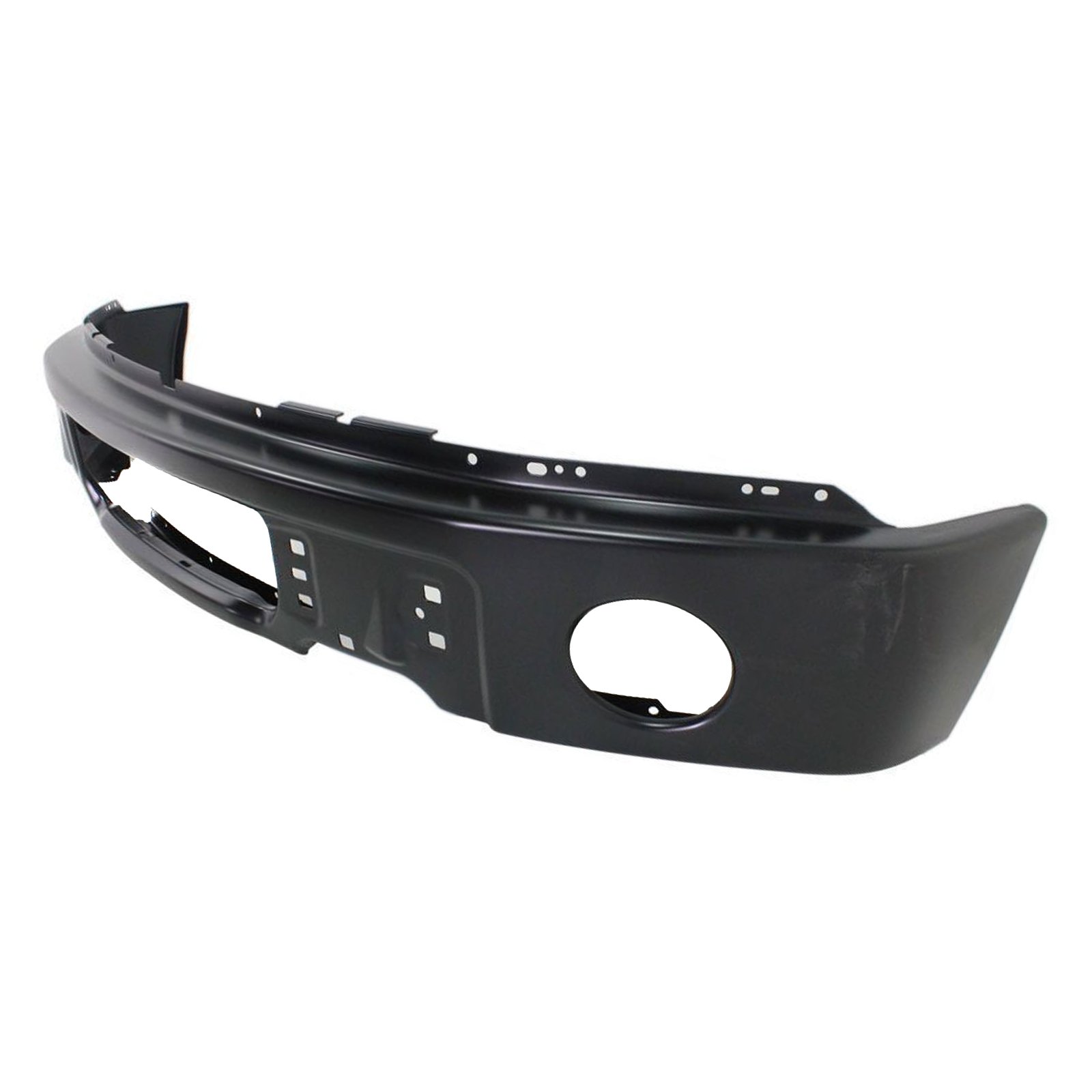Garage-Pro Heavy Duty Black Powder Coated Steel Front Bumper for Ford F-150 2009-2014 with Fog Light Holes | Direct Replacement for OEM Part #9L3Z17757DPTM FO1002413 | Perfect for Off-Roading, Truck Upgrades & Enhanced Vehicle Protection