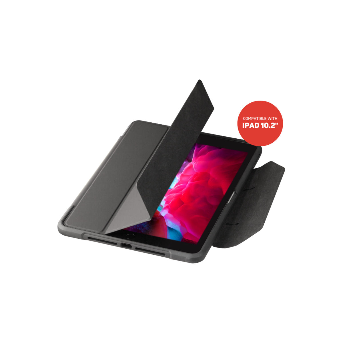 3sixT Rugged Folio Case for iPad 10.2 (7th/8th/9th Gen) - Shockproof Protective Cover with Auto Sleep/Wake - Perfect for Work, Travel & Outdoor Adventures