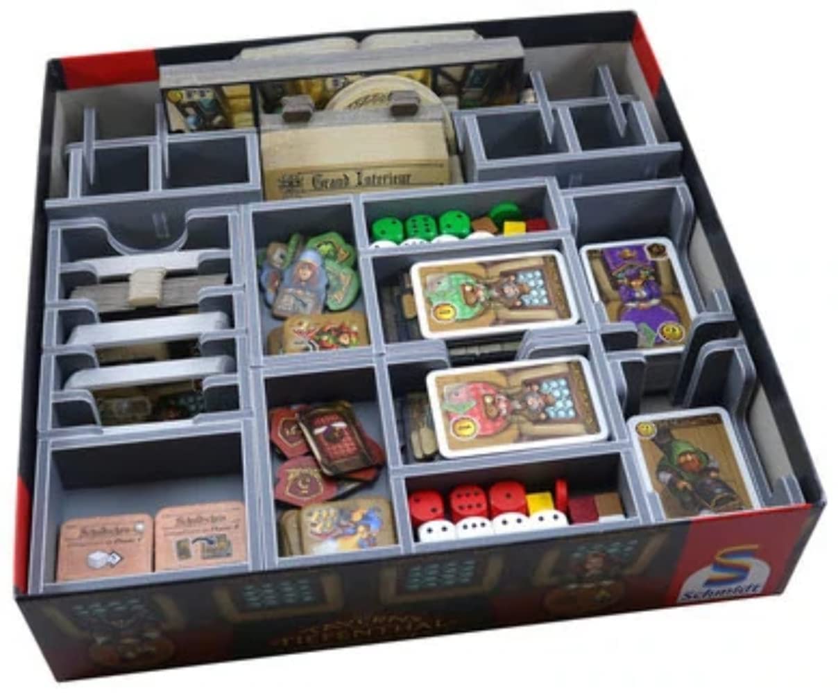 Folded Space Box Insert for Taverns of Tiefenthal Board Game - Premium Organizer for Game Components | Perfect for Tabletop Gaming & Storage Solutions