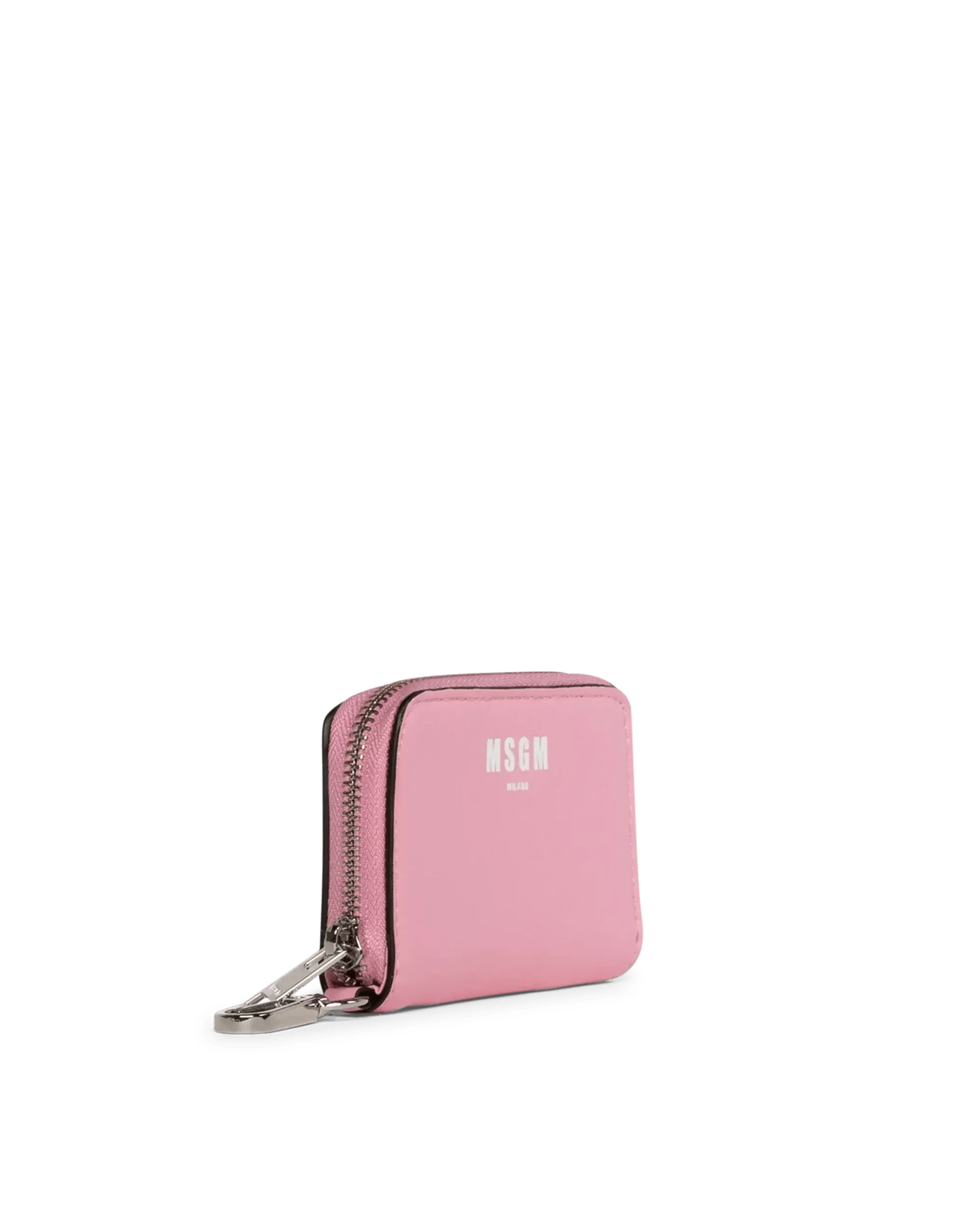 Mini Logo Print Zip Cardholder - Slim RFID Blocking Wallet for Men & Women - Perfect for Travel, Business & Everyday Use