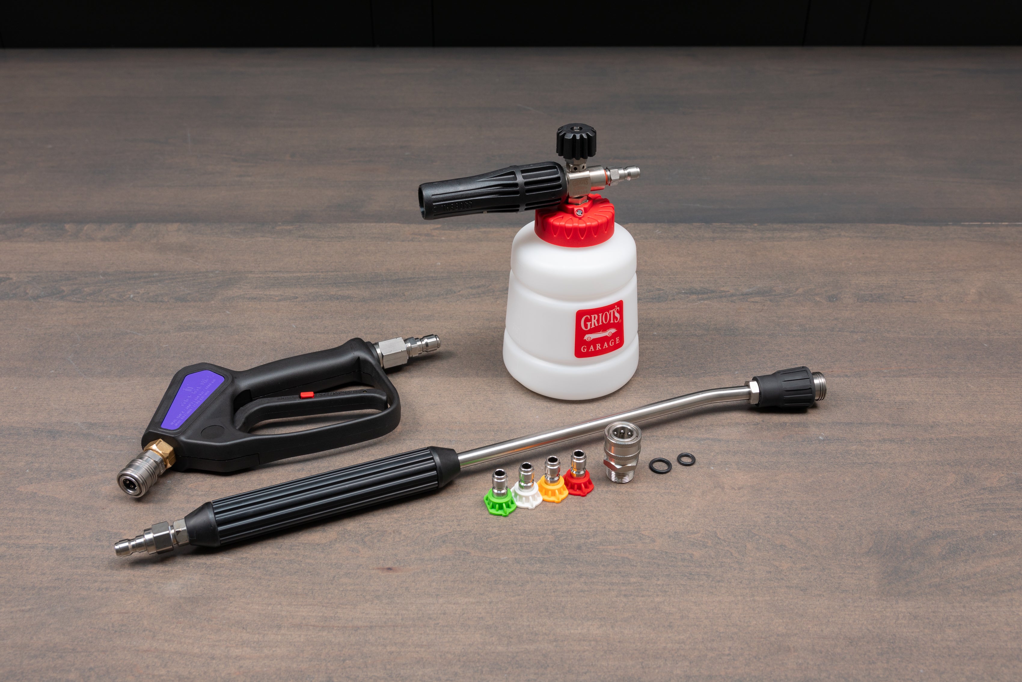 M22 14mm Sprayer Wand & Foam Cannon Upgrade Kit for Pressure Washers - Car Detailing, Home Cleaning & Outdoor Washing Accessories