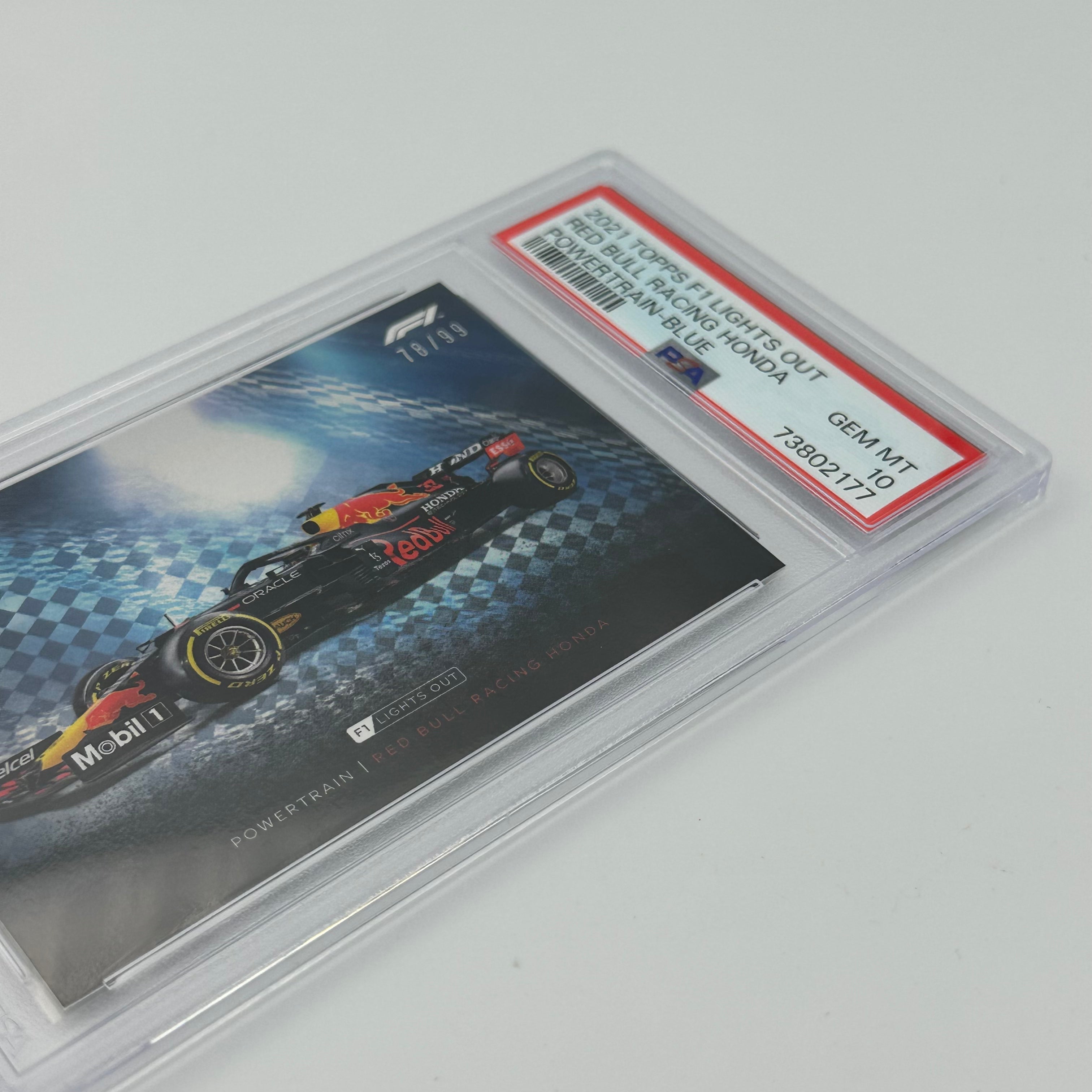 PSA 10 1978-1999 Red Bull Racing Honda Powertrain Blue - Perfect for F1 Collectors, Racing Memorabilia Displays & Motorsport Enthusiasts