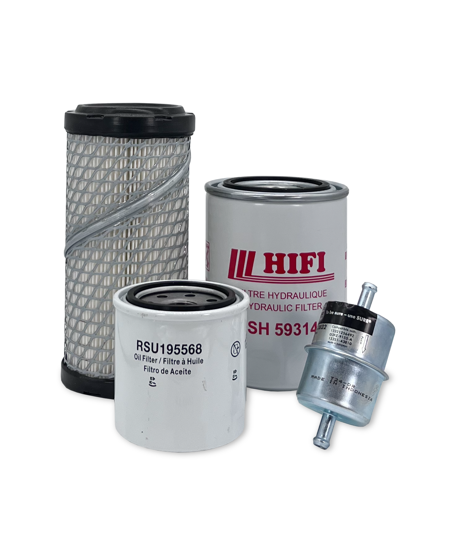 HERO® Maintenance Filter Kit for Kioti CS2210 HST Tractor - Oil, Fuel & Air Filters Replacement Set - Perfect for Tractor Maintenance & Farming Equipment Care