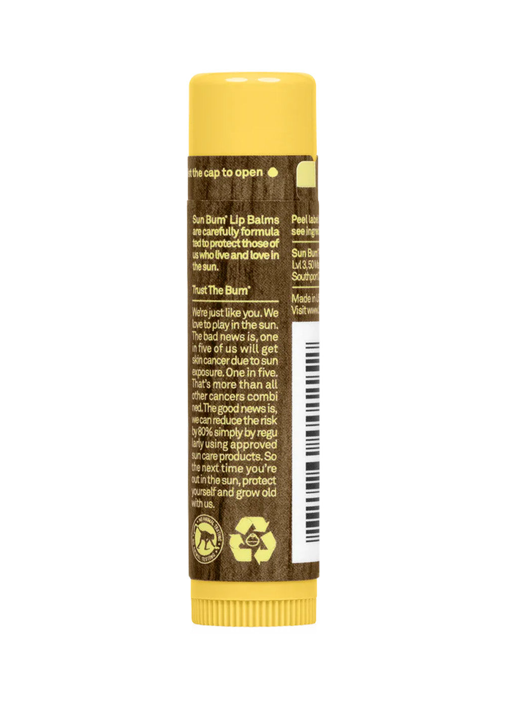 Sun Bum SPF 15 Moisturizing Lip Balm with Mango Flavor - Hydrating & Sun Protection for Outdoor Activities, Beach, and Daily Use