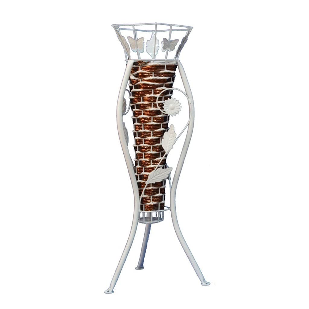 European Style Rattan Vase - Elegant Wedding Flower Stand & Centerpiece, Sophisticated Floral Holder & Storage Basket for Home Decor | Perfect for Weddings, Parties & Farmhouse Style Interiors