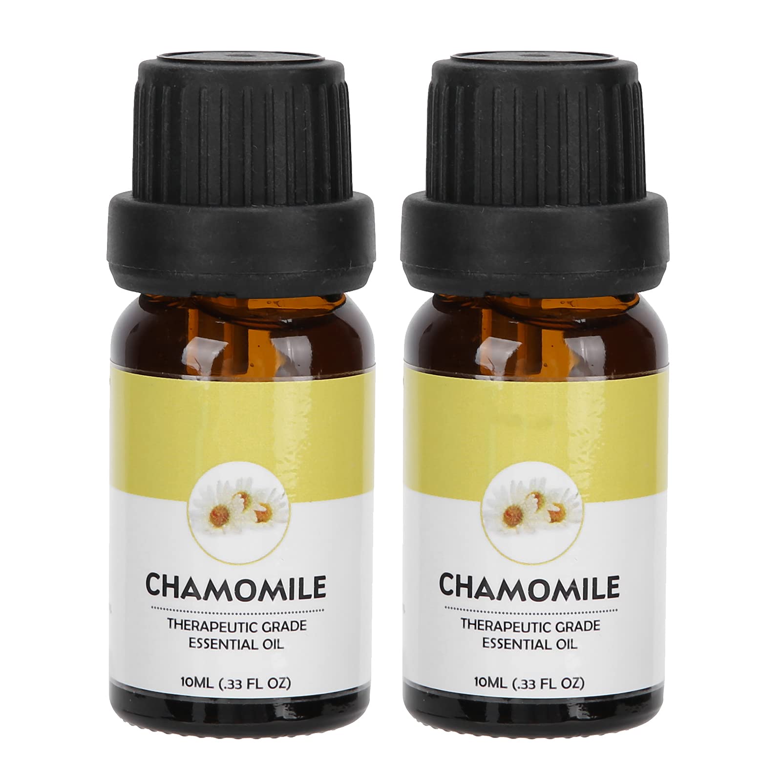10ml Chamomile Essential Oil for Massage, Aromatherapy & Diffusers - 100% Pure Plant-Based Body Oil for Relaxation, Stress Relief & Skin Care - Perfect for Spa, Yoga & Home Use