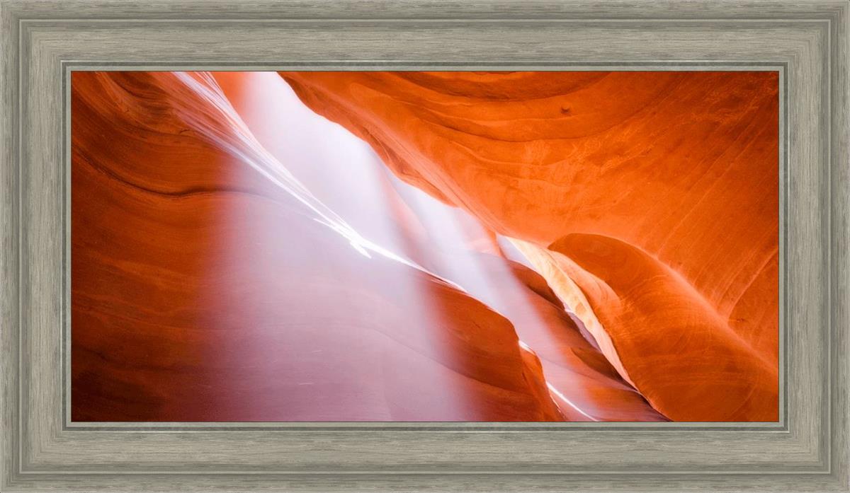 Stunning Antelope Canyon Light Shafts Wall Art - Natural Sunbeam Photography Print for Home & Office Decor - Perfect for Living Rooms, Bedrooms & Workspaces