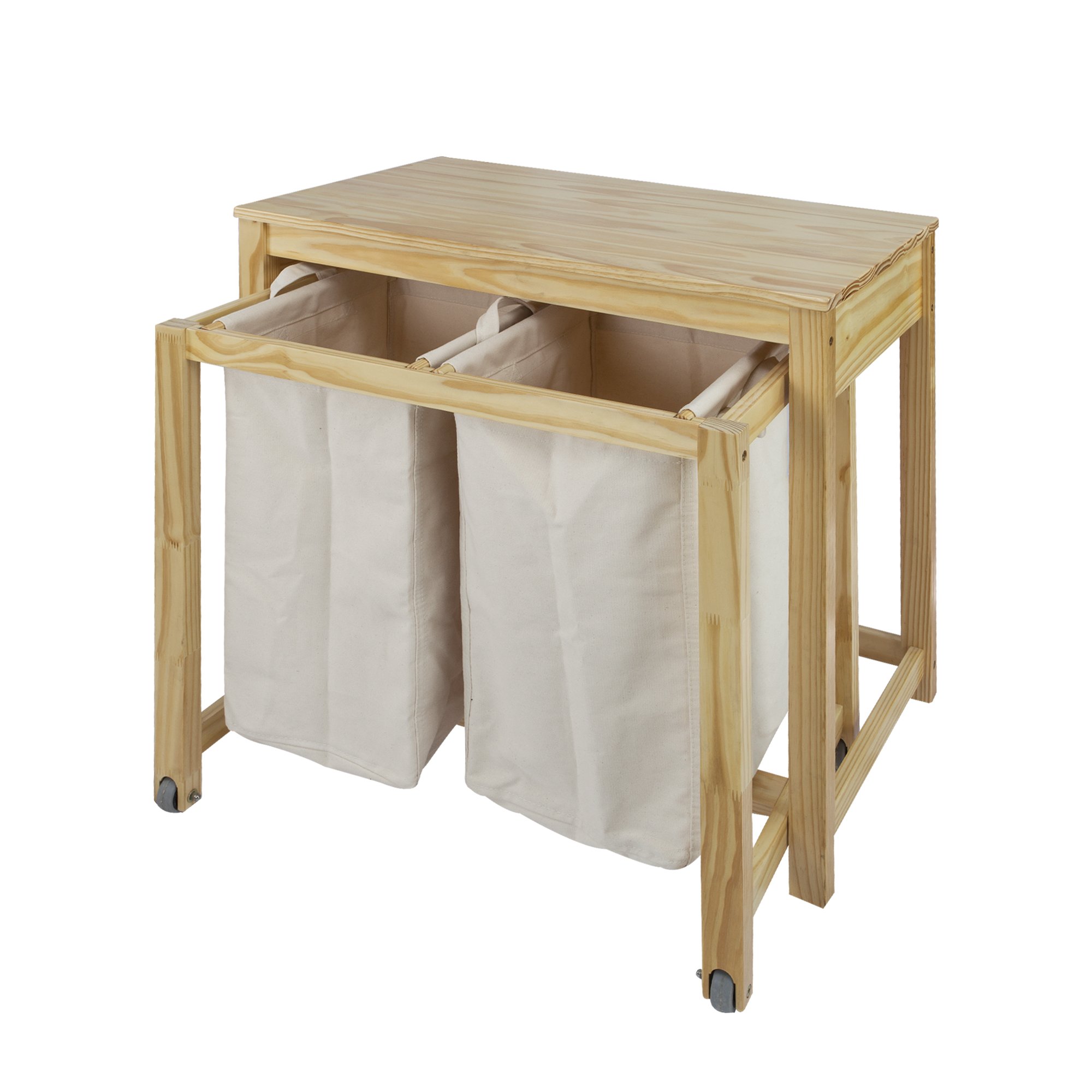 Casual Home Eco-Friendly Laundry Hamper Basket - Natural Woven Storage for Clothes, Towels & Linens - Perfect for Bedroom, Bathroom & Laundry Room Organization