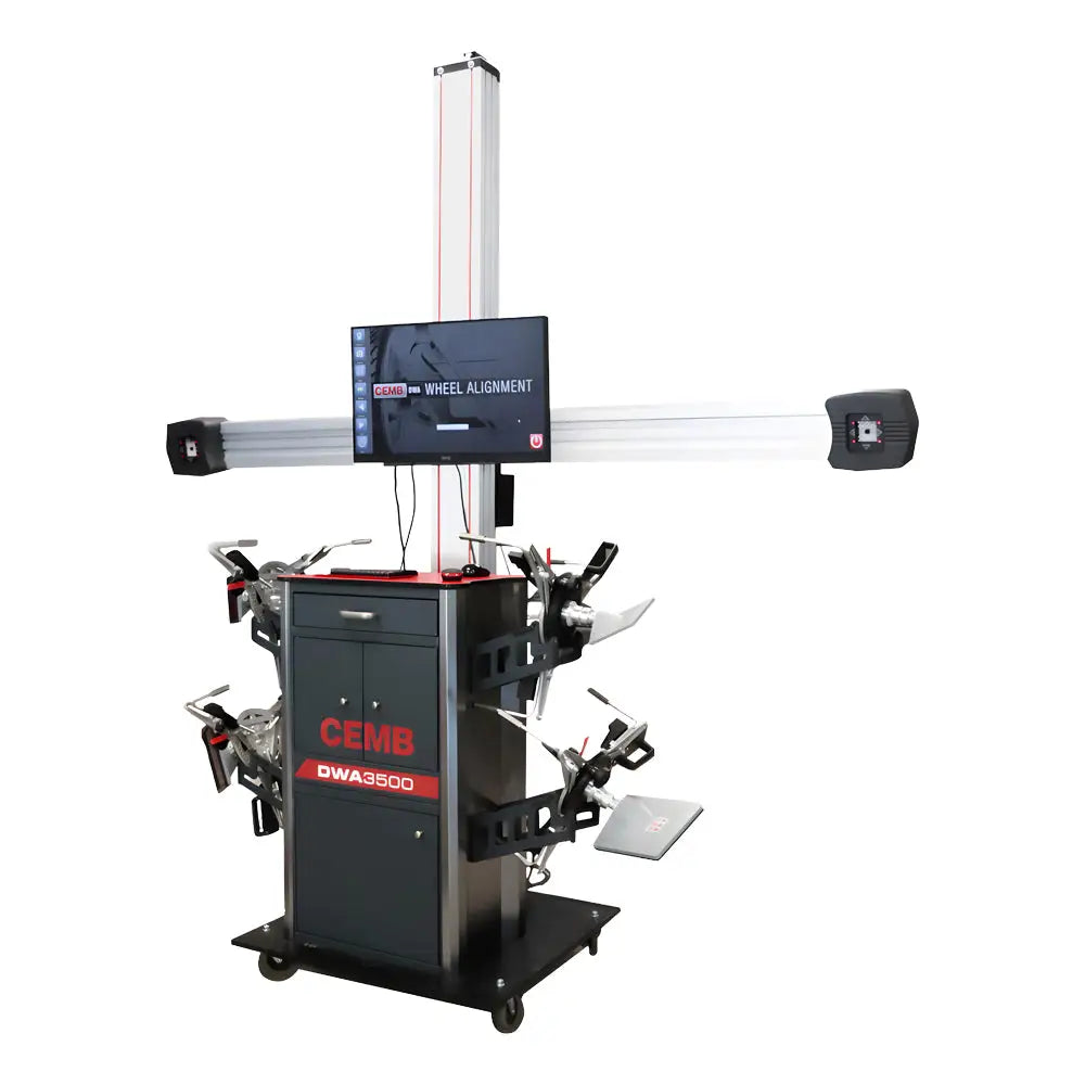 Cemb DWA3500WG 3D HD Wheel Alignment System with Wheel Grabber - Professional Automotive Wheel Alignment Tool for Shops & DIY Use