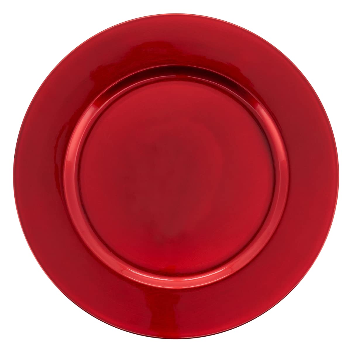 Premium SARO CH001.R13R Classic Design Charger Plates - Set of 4 for Elegant Dining, Wedding Decor & Formal Table Settings