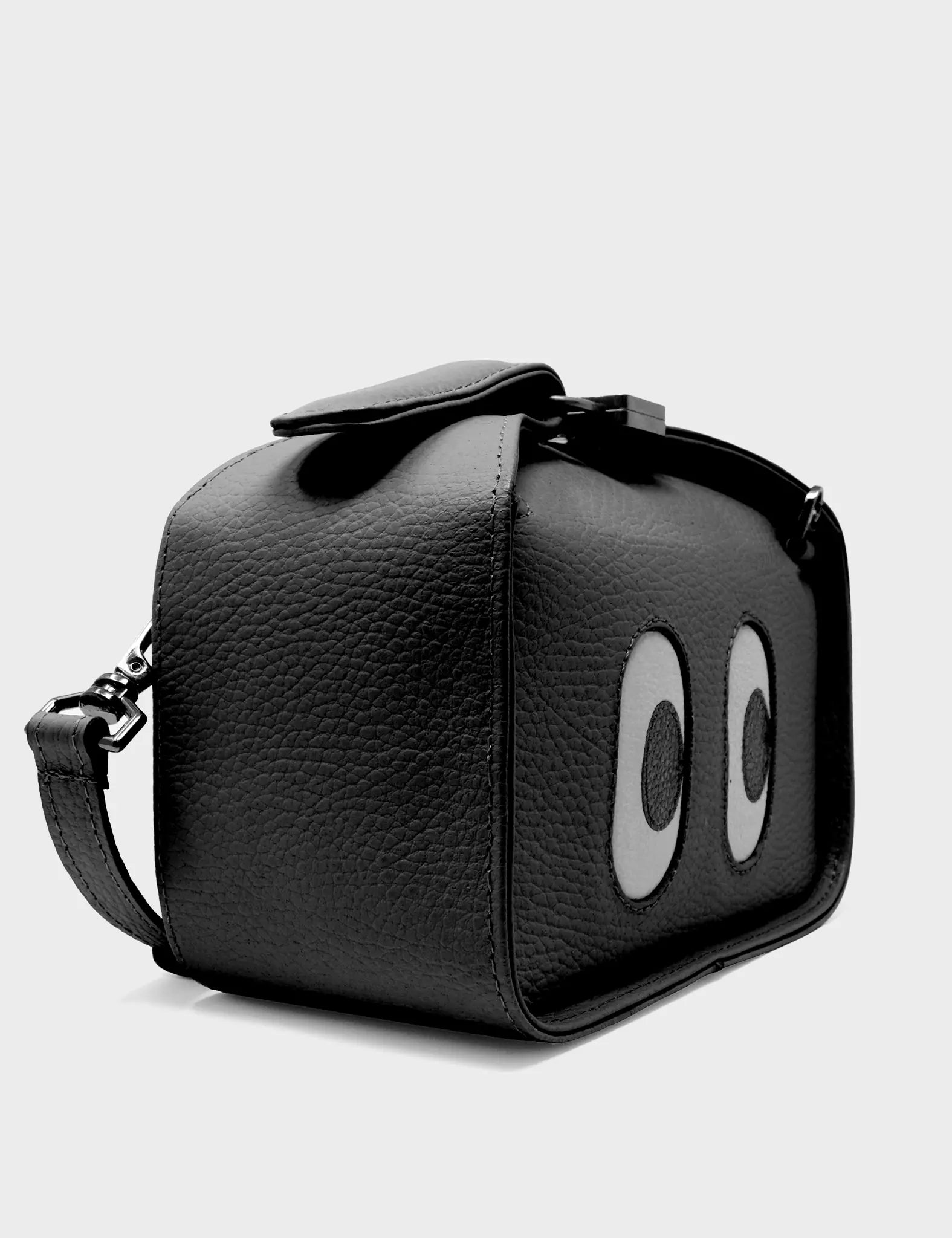 Benji Micro Crossbody Bag - Genuine Black Leather Purse for Women | Stylish & Compact Everyday Shoulder Bag for Work, Travel & Shopping