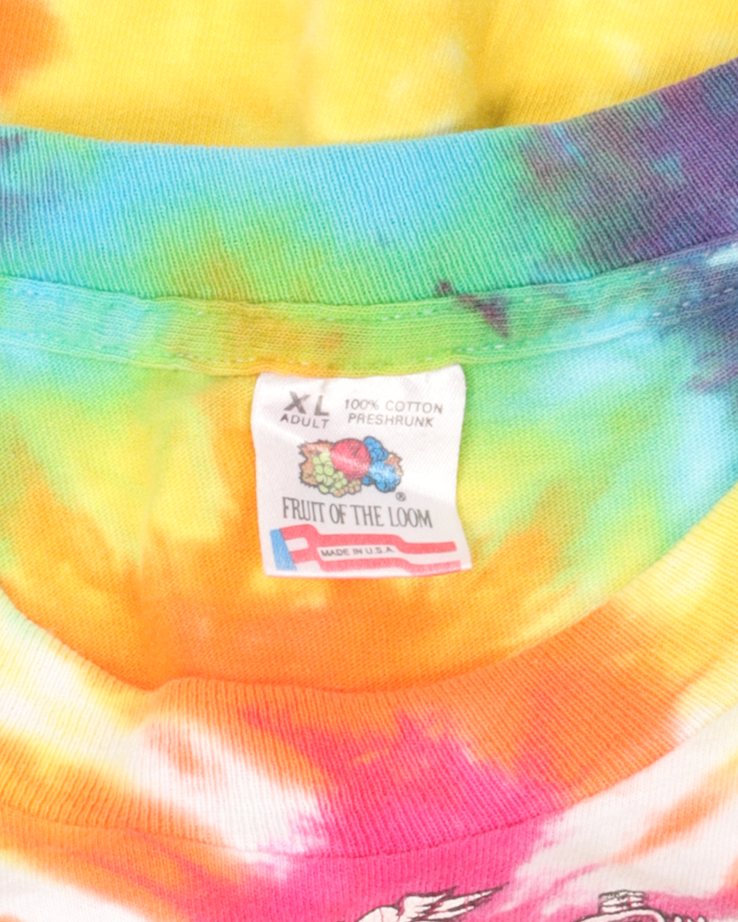 Vintage 1994 Tie-Dye Aerosmith Band T-Shirt - Classic Rock Tee for Concerts, Gifts & Retro Fashion