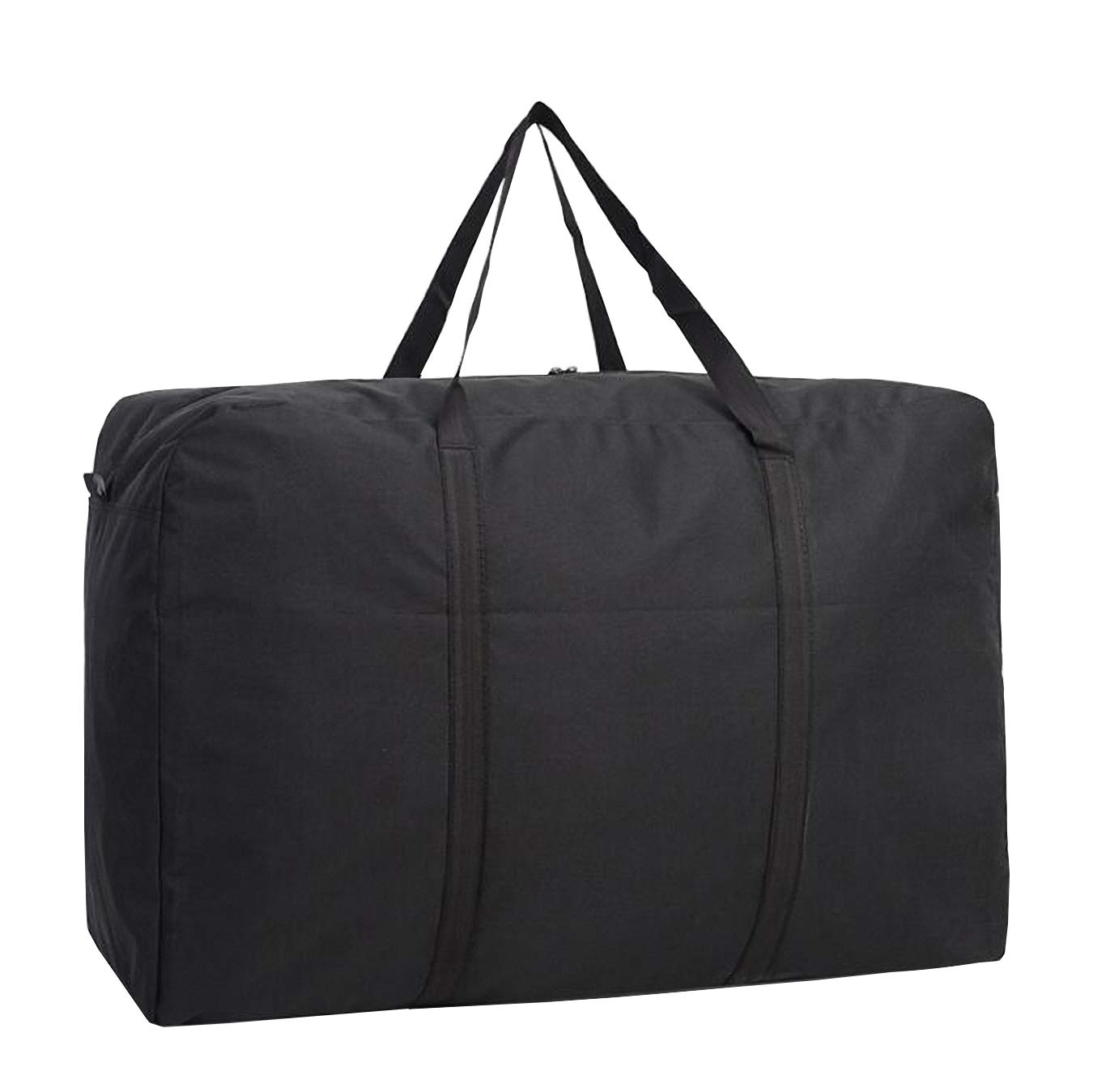 150L Large Black Waterproof Storage Bags - Heavy Duty Foldable Travel Duffle with Reinforced Handles | Oversized Moving Bags for Bedding, Clothing & Blanket Organization | Perfect for Travel, Moving & Home Storage