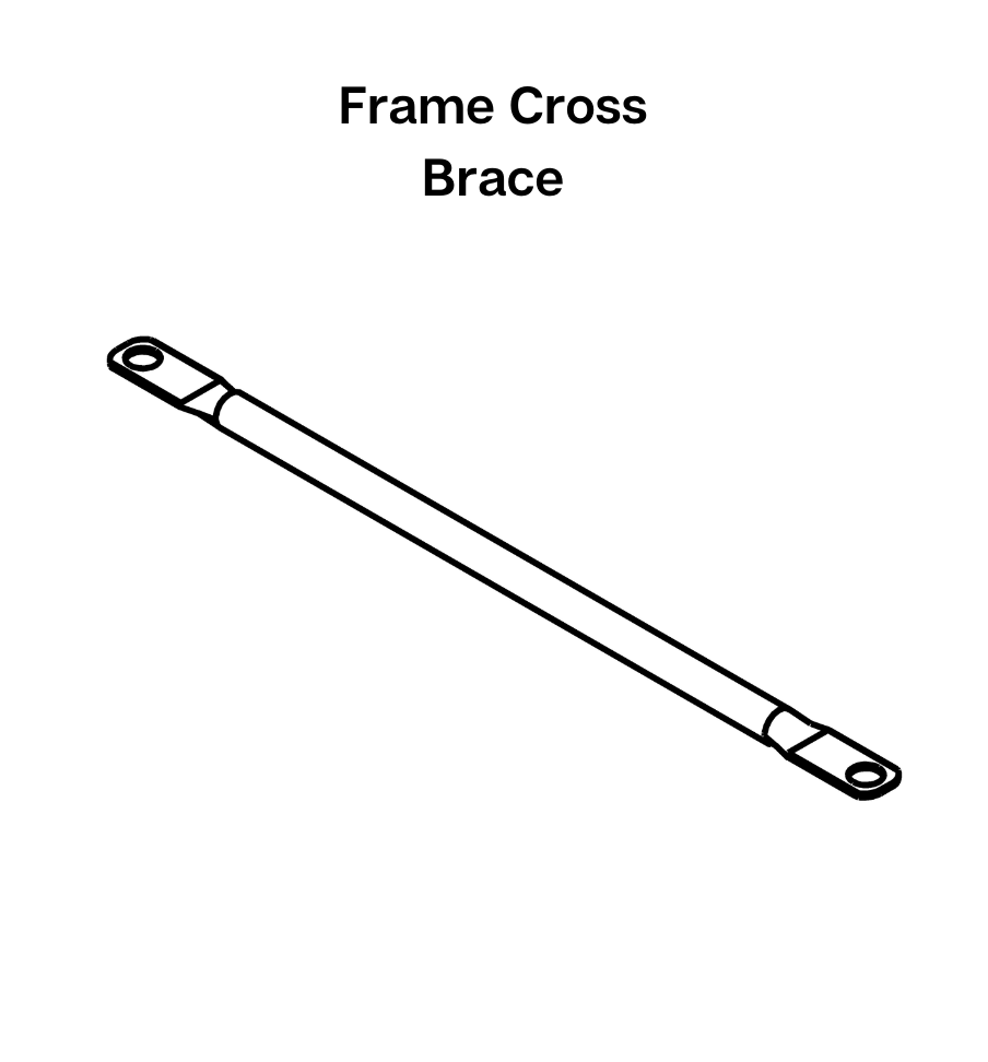 Frame Cross Brace ACP 403 - Heavy Duty Metal Support Bracket for Construction & DIY Projects | Perfect for Wall Frames, Shelving & Furniture Reinforcement