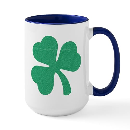 White/Navy Inside - Irish Shamrock
