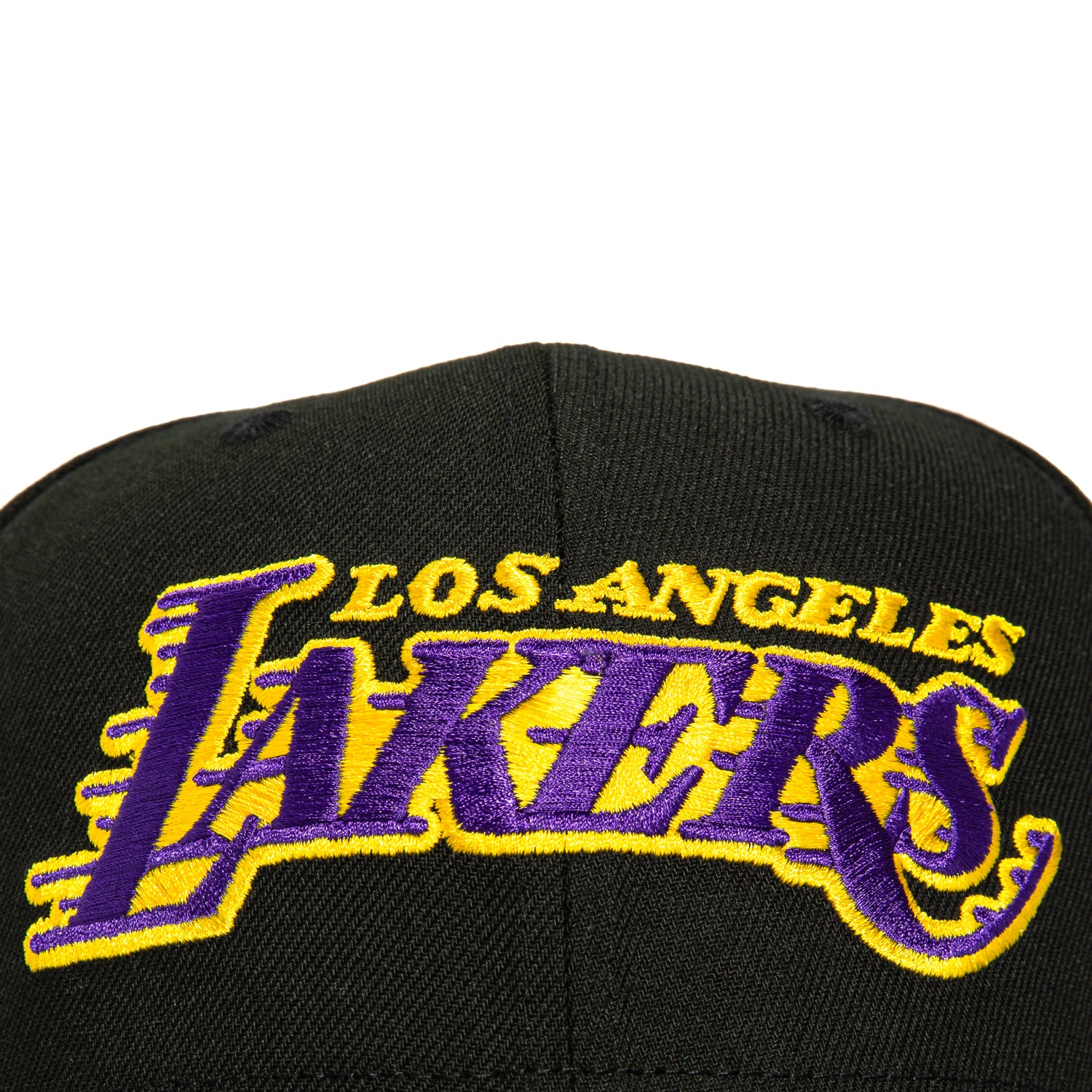 New Era 9Seventy Los Angeles Lakers Alternate Stretch Snapback Hat - Black, Purple & Gold | NBA Basketball Fan Gear for Men & Women | Game Day, Streetwear & Casual Outfits