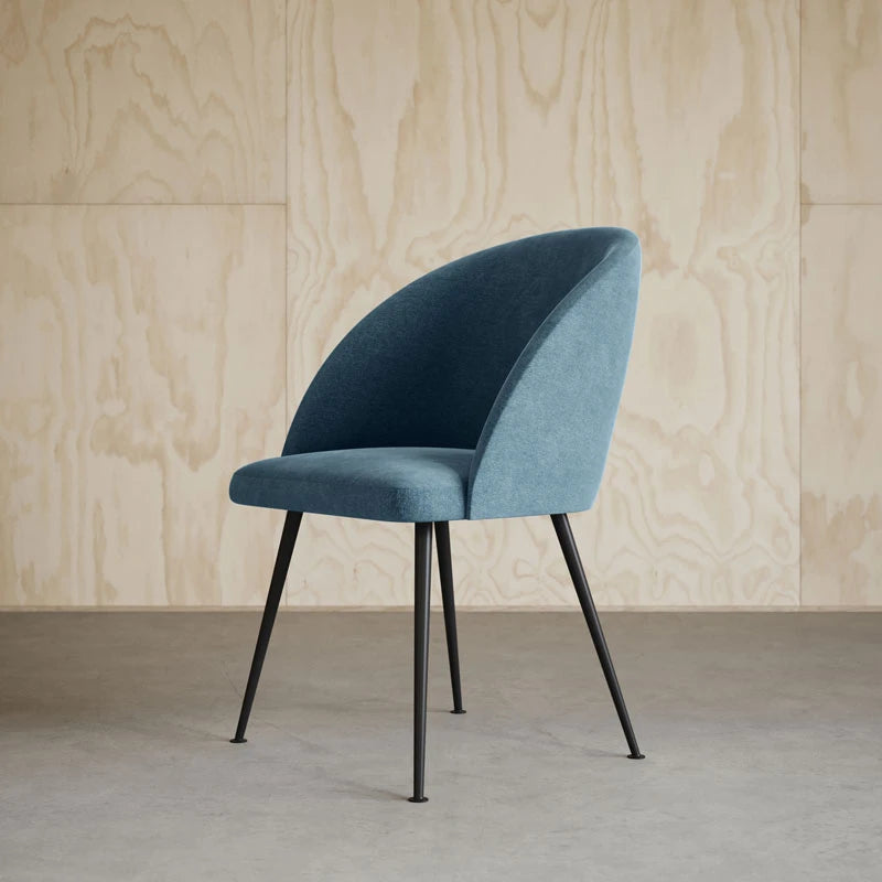 Holly Fabric Dining Chair - Comfortable Upholstered Seat for Kitchen, Dining Room & Office - Modern Home Decor Furniture for Everyday Use