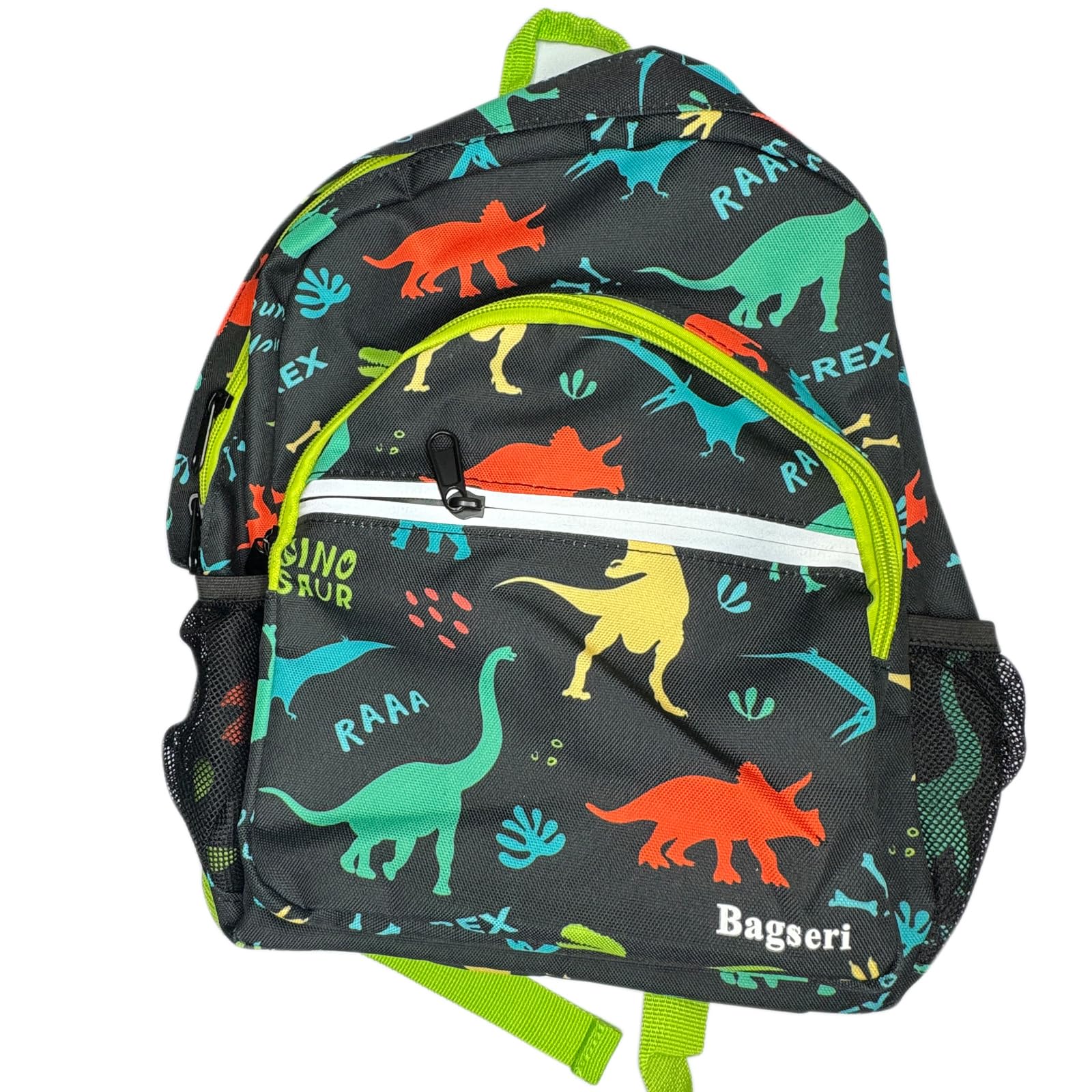 Dinosaur Backpack for Toddlers & Boys - Lightweight 12 Inch Kids Backpack for Daycare, Preschool & Travel | Cute Dinosaur Design, Black | Perfect for School, Outings & Daily Adventures