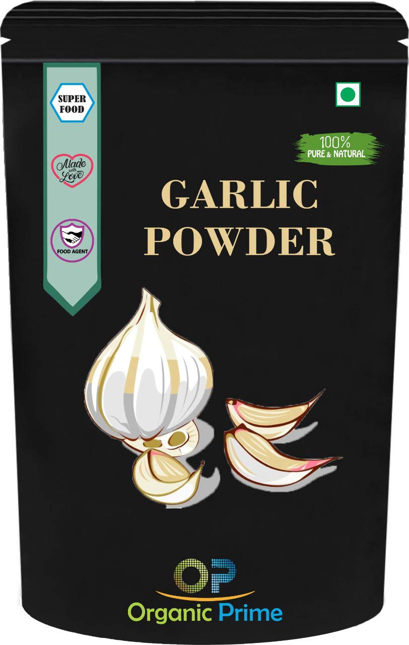 Organic Prime Garlic Powder - Dehydrated, Ready to Use, 500g | All-Natural Seasoning for Cooking, Baking & Meal Prep | Vegan, Gluten-Free, Non-GMO | Perfect for Soups, Sauces & Marinades