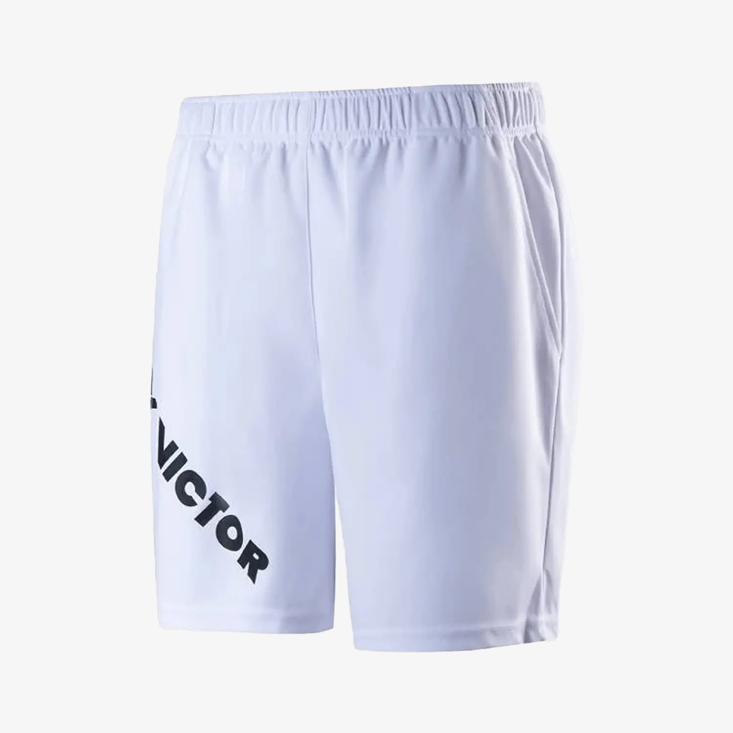 Victor R 20201 Men's Athletic Shorts - Breathable Quick-Dry Workout Running Gym Shorts (White) - Perfect for Jogging, Training & Casual Wear