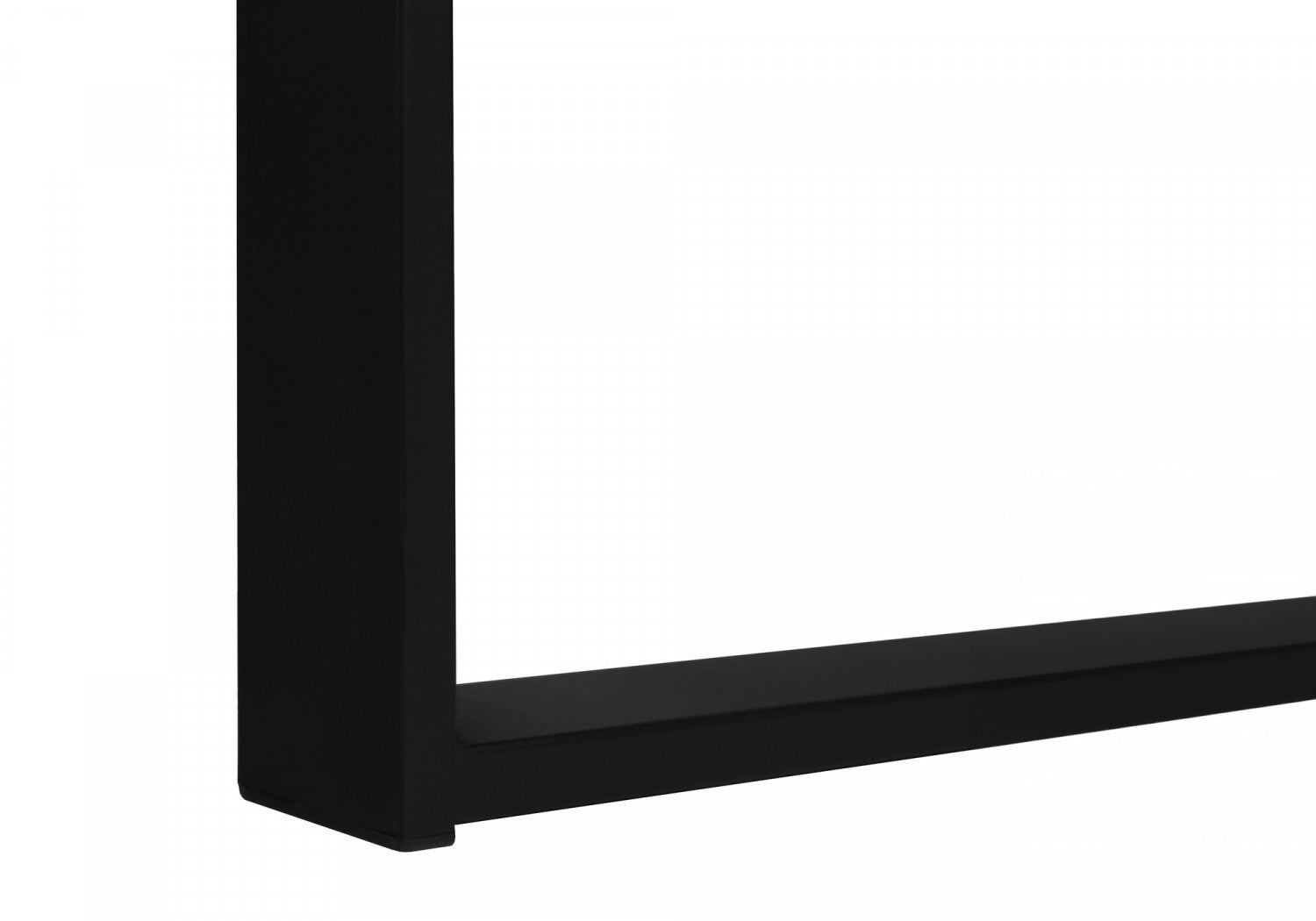 Runo Desk - Espresso Brown Home Office Desk for Small Spaces | Modern Writing & Computer Desk for Work or Study | Perfect for Apartments, Dorms & Workspaces