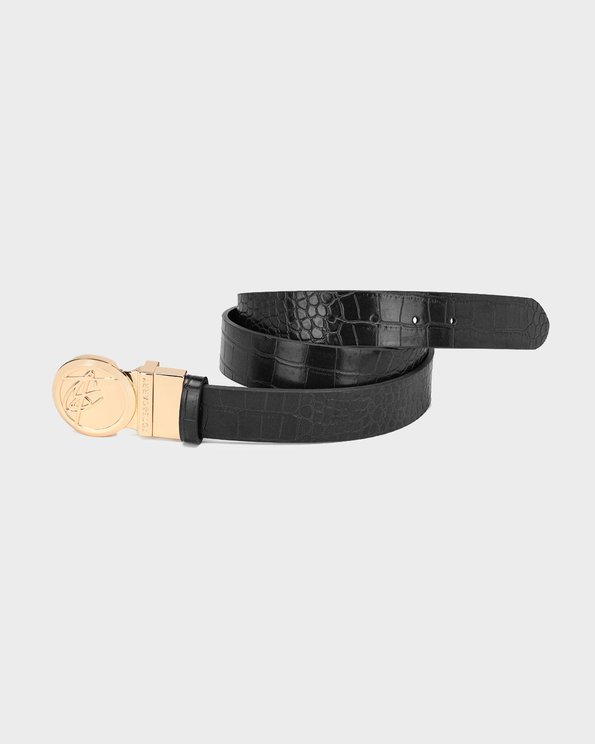 **Apollo 2 Black Leather Belt for Men - Stylish & Durable Dress & Casual Belt for Everyday Wear**