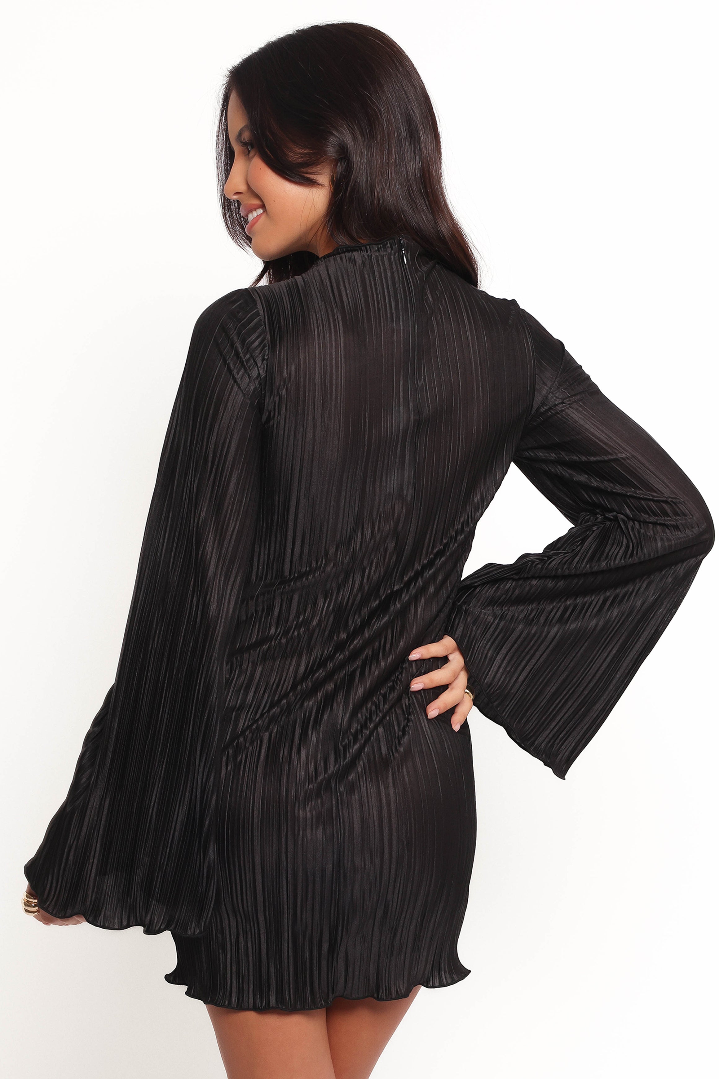Elegant Cerise Mini Dress in Black - Perfect for Parties, Dates & Night Out