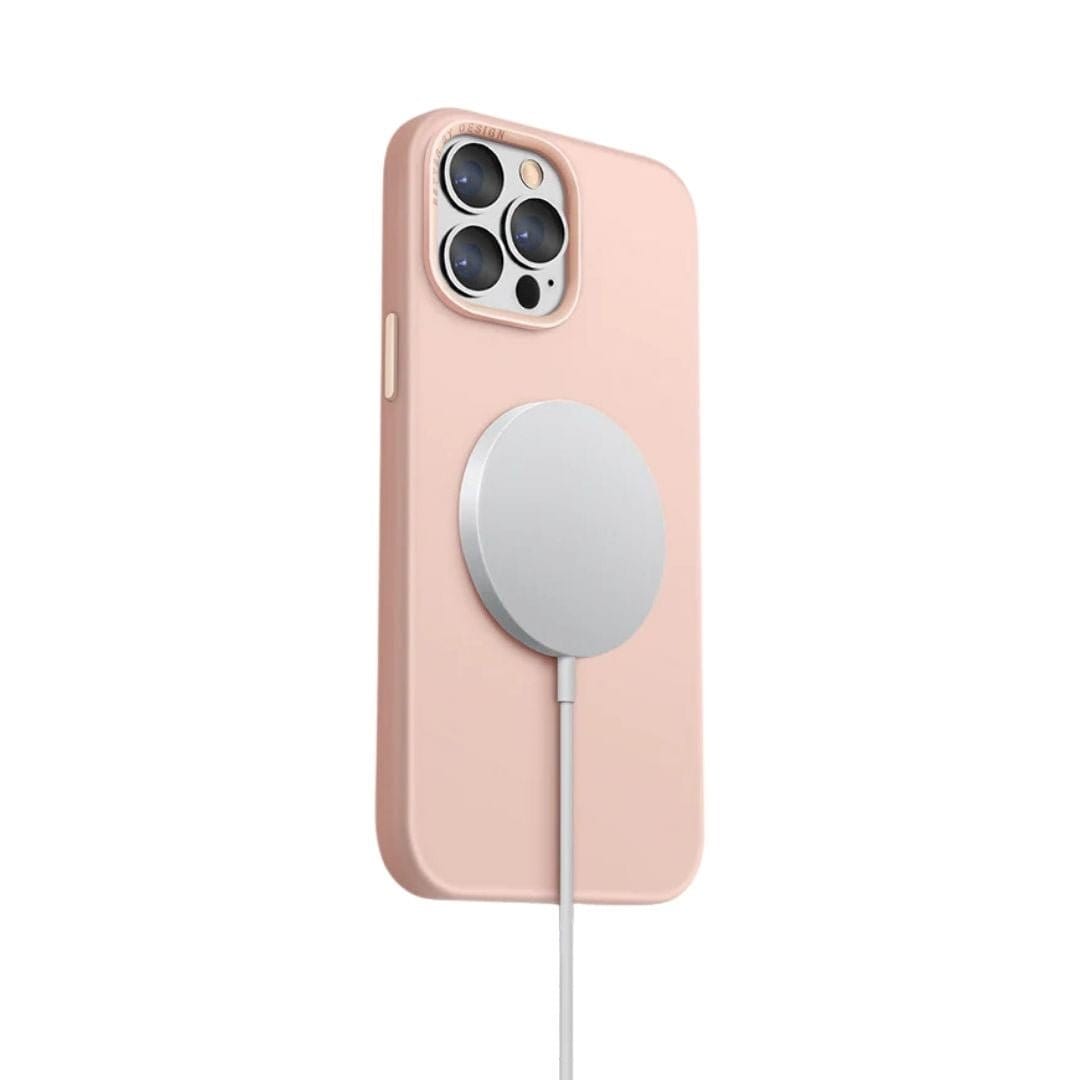 Premium iPhone 14 MagSafe Case with Unique Linen Texture - Slim Protective Cover Compatible with Wireless Charging | Perfect for Work, Travel & Everyday Use