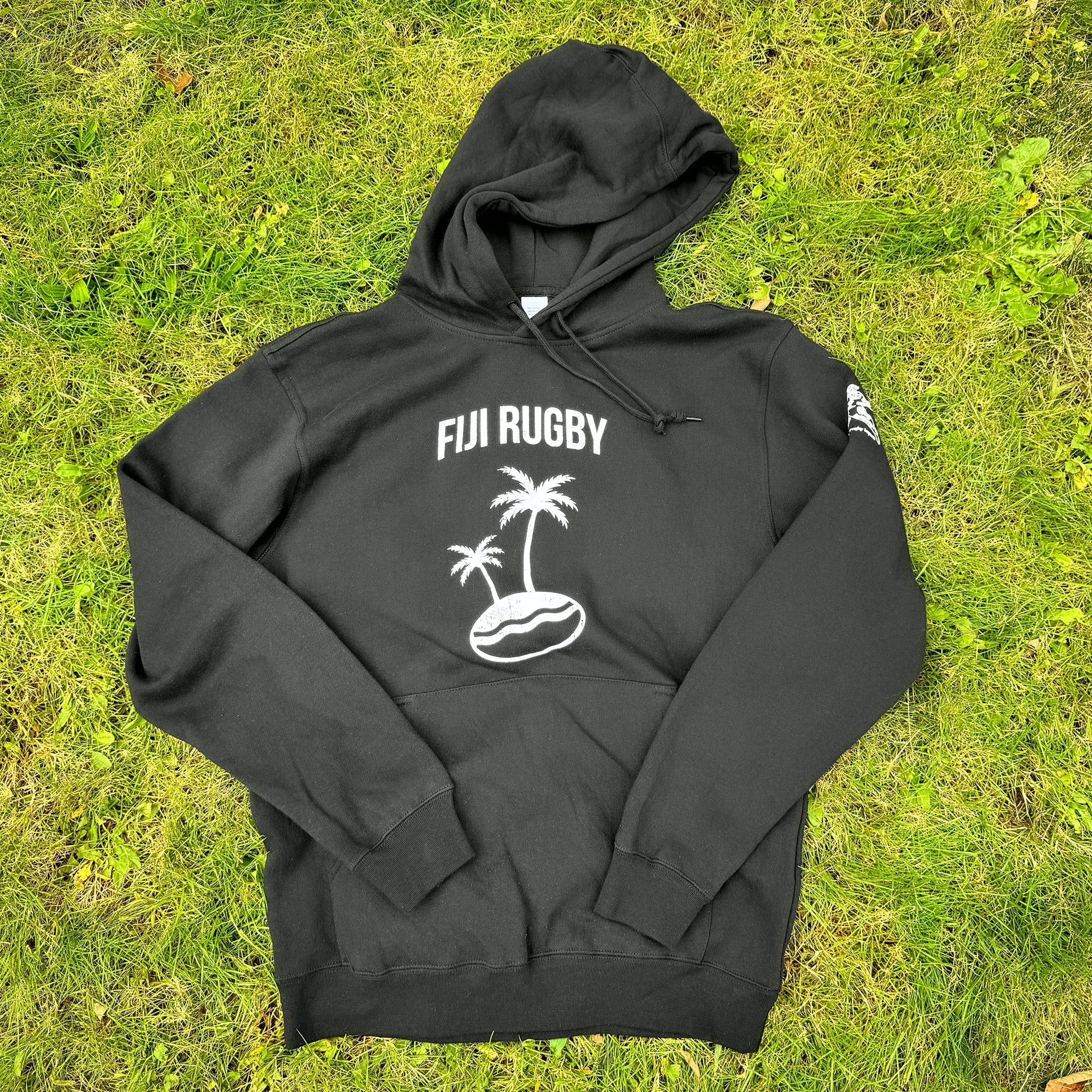Fiji Rugby Logo Hoodie - Official Team Merchandise for Fans - Perfect for Game Day & Casual Wear