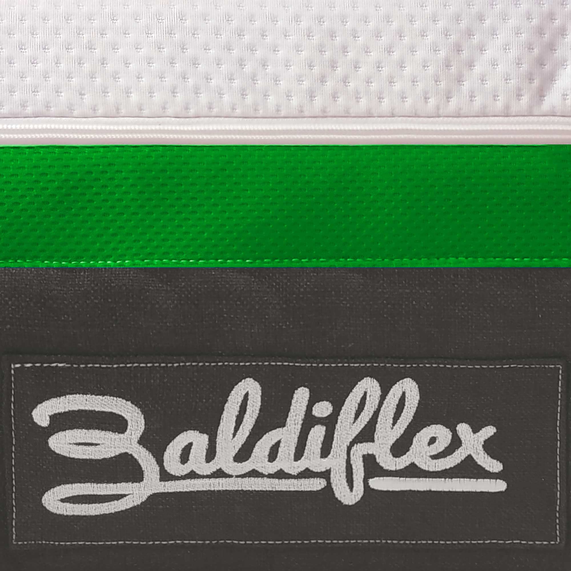 Baldiflex Single Memory Foam Mattress Mojito Big - Medical Grade Viscoelastic Mattress - Removable Cover - 100 x 190 x 30 cm - Perfect for Home, Dorm, or Medical Use