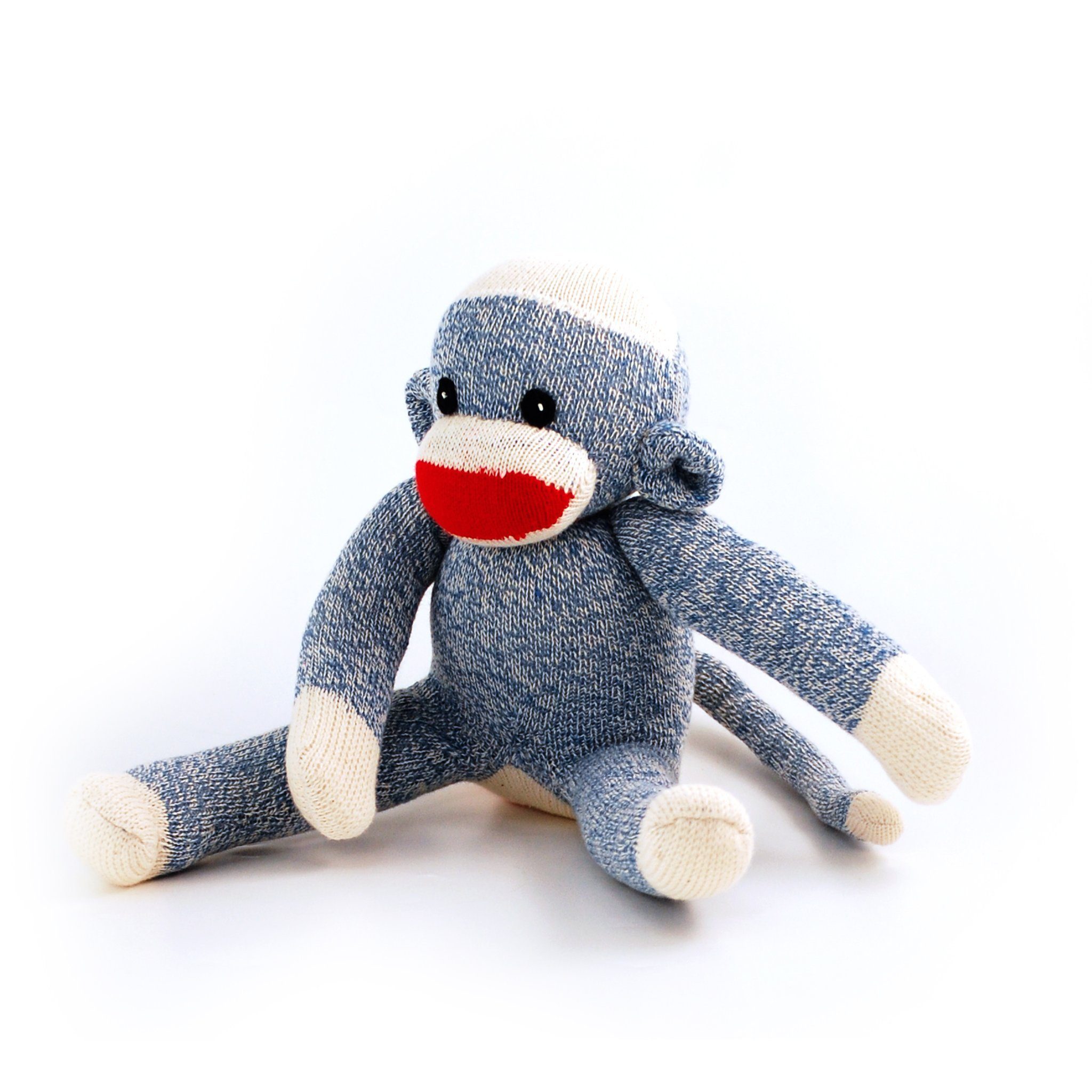 Original Sock Monkey by Fox River - Classic Plush Toy for Kids & Collectors - Perfect for Gifts, Nursery Decor, and Playtime Fun