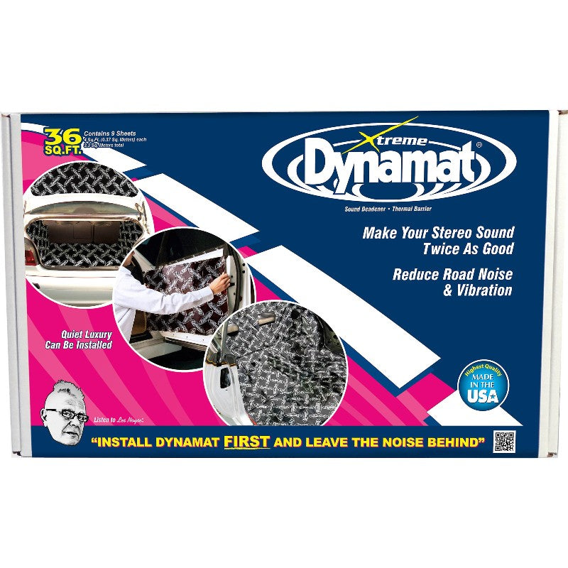 Dynamat 10455 36 ft. Bulk Pack - Premium Car Sound Deadening & Vibration Damping Material for Doors, Trunk & Floor - Noise Reduction for Quieter Ride & Better Audio Quality