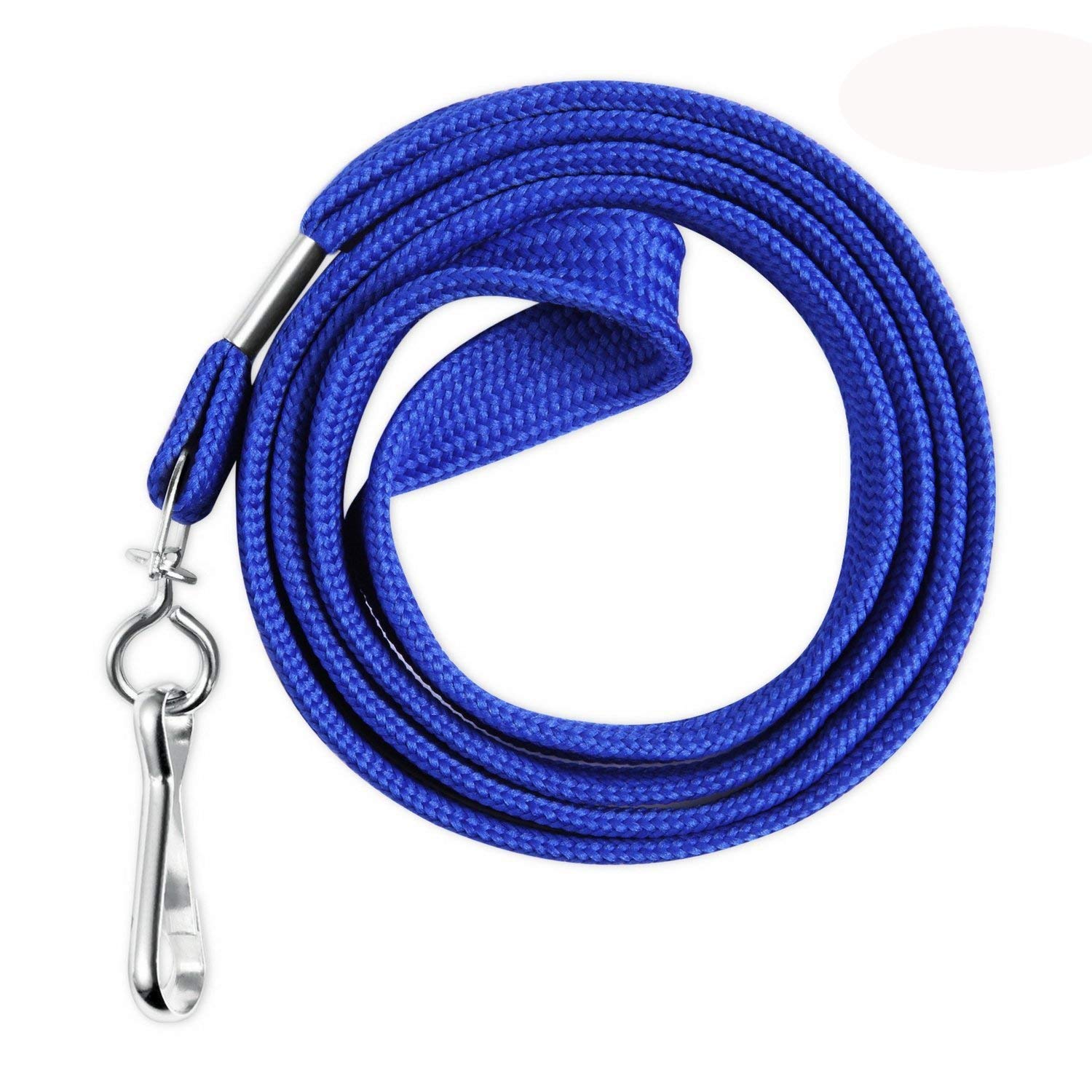 Economy Badge Lanyards 100 Pack with Swivel Hook for ID Cards & Business - Office & School Use