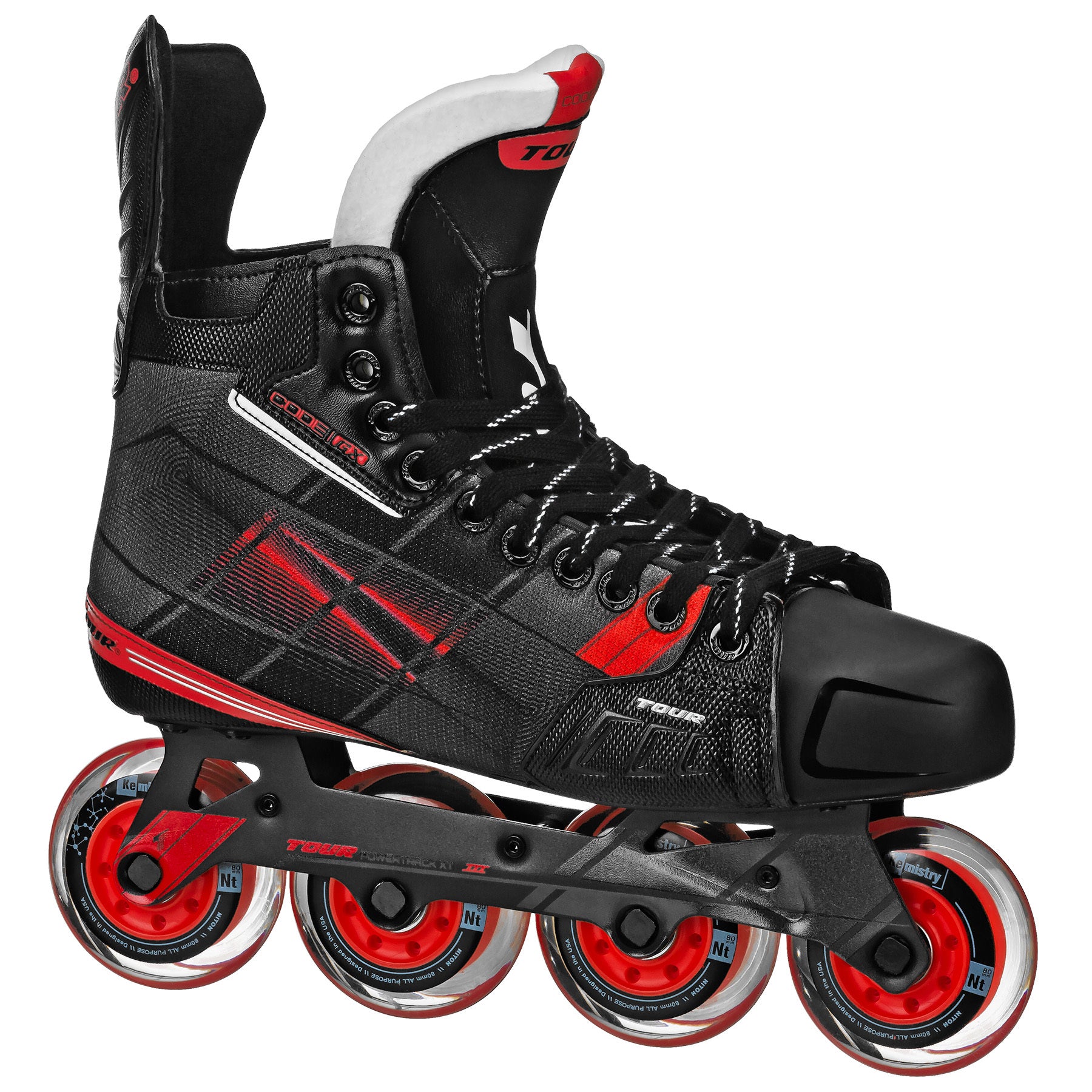 Code GX Junior Roller Hockey Skates - Youth Adjustable Ice Hockey Inline Skates for Boys & Girls - Perfect for Rink, Street, and Indoor Hockey Training