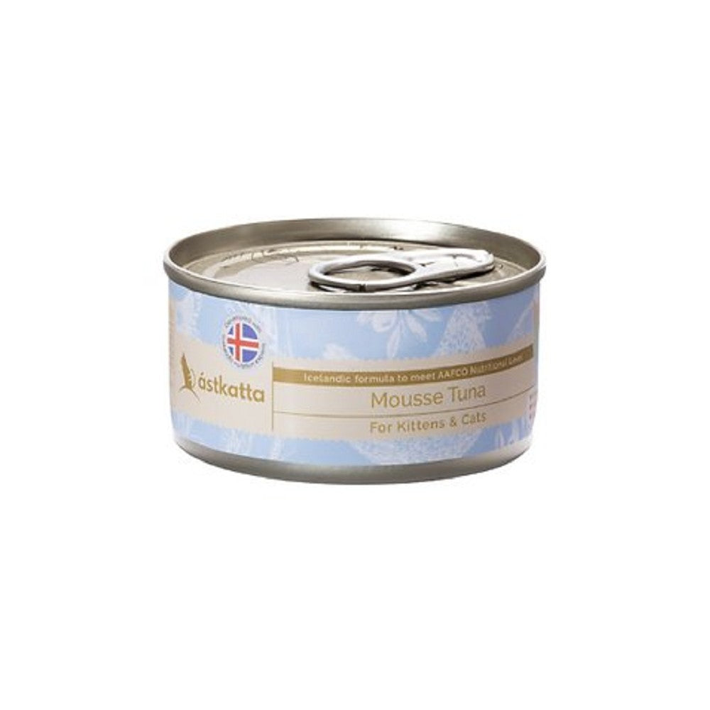 Premium Kitten Pure Tuna Mousse Cat Food - Grain-Free Wet Cat Food for Kittens - High Protein Soft Pate for Growing Cats - Perfect for Weaning, Treats & Mealtime