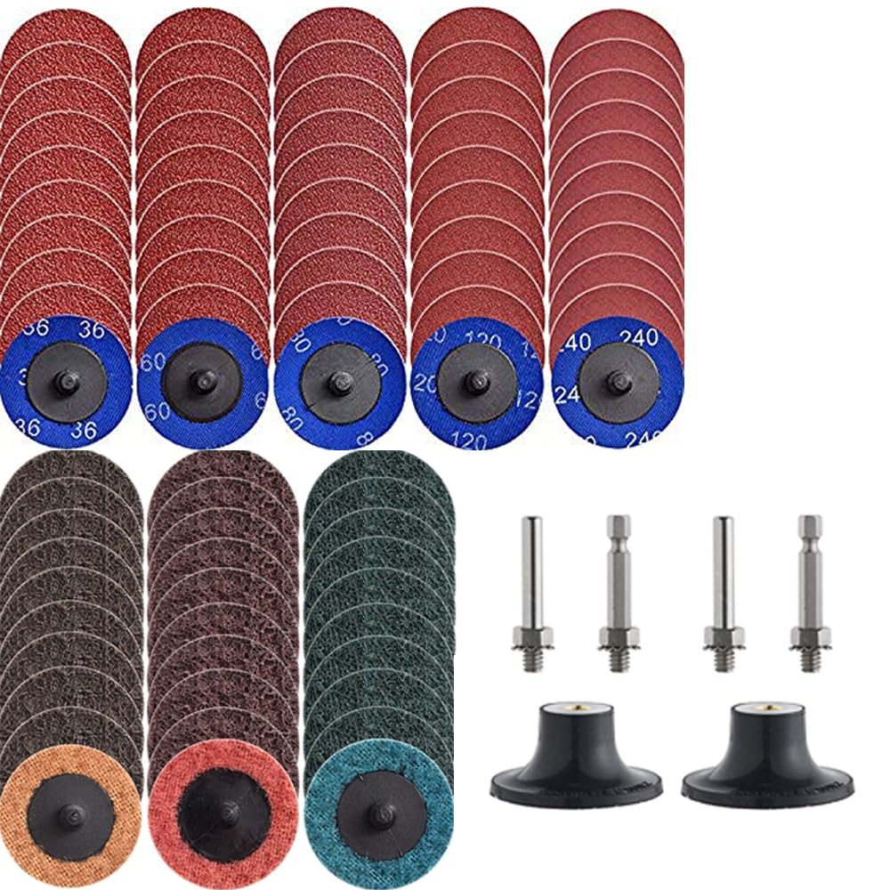 NYXCL Miroku 50 A/O+30 Nylon Roll Lock Quick Change Discs Set with 1/4