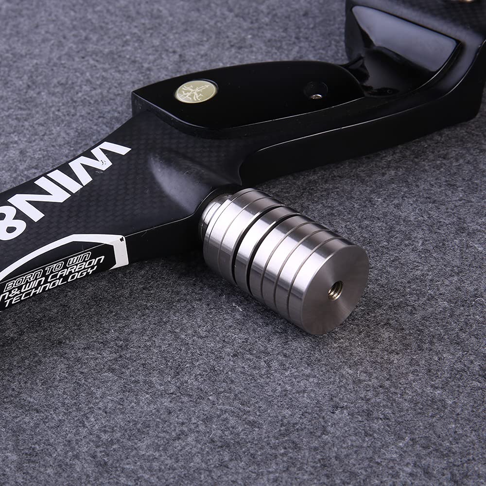 BICASTER Archery Stabilizer Weights - 8oz Stainless Steel Bow Stabilizer Kit for Improved Accuracy | Perfect for Target Practice & Hunting